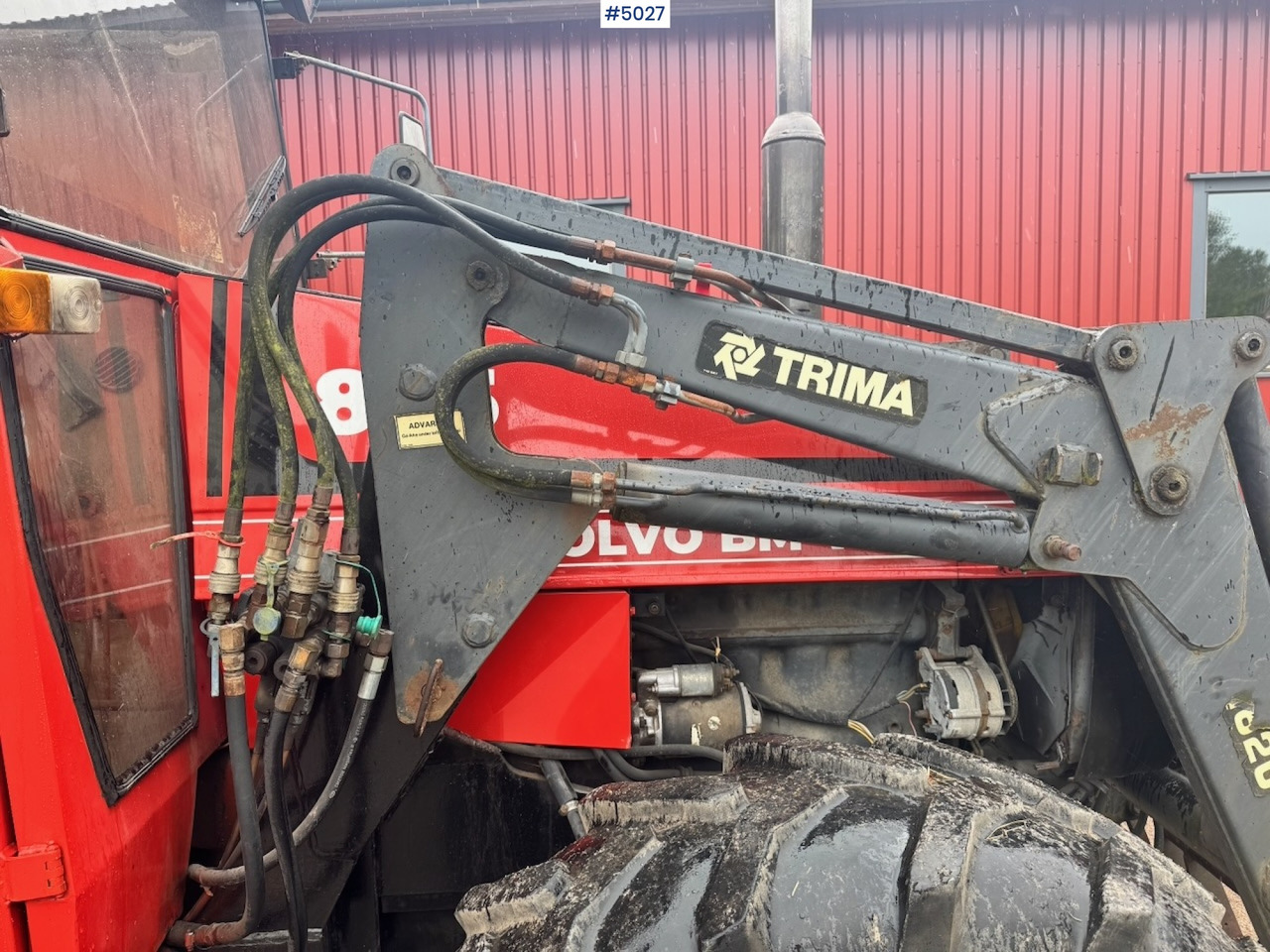 Traktor 1985 Volvo Valmet 805 Turbo 4x4 w/ Front loader: obrázek 22