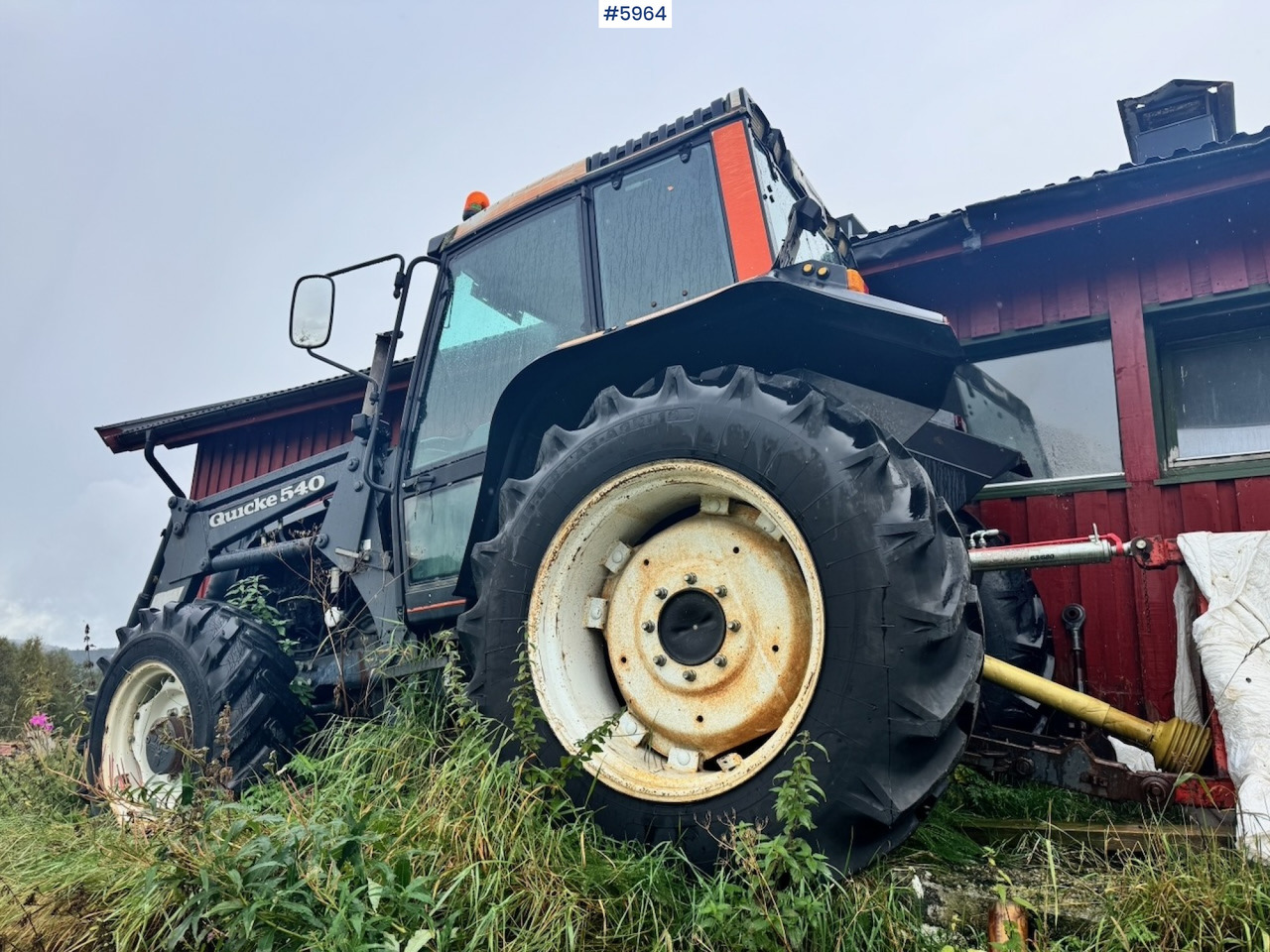 1991 Valmet 6100 Turbo with front loader and bucket - Traktor: obrázek 3 1991 Valmet 6100 Turbo with front loader and bucket - Traktor: obrázek 3