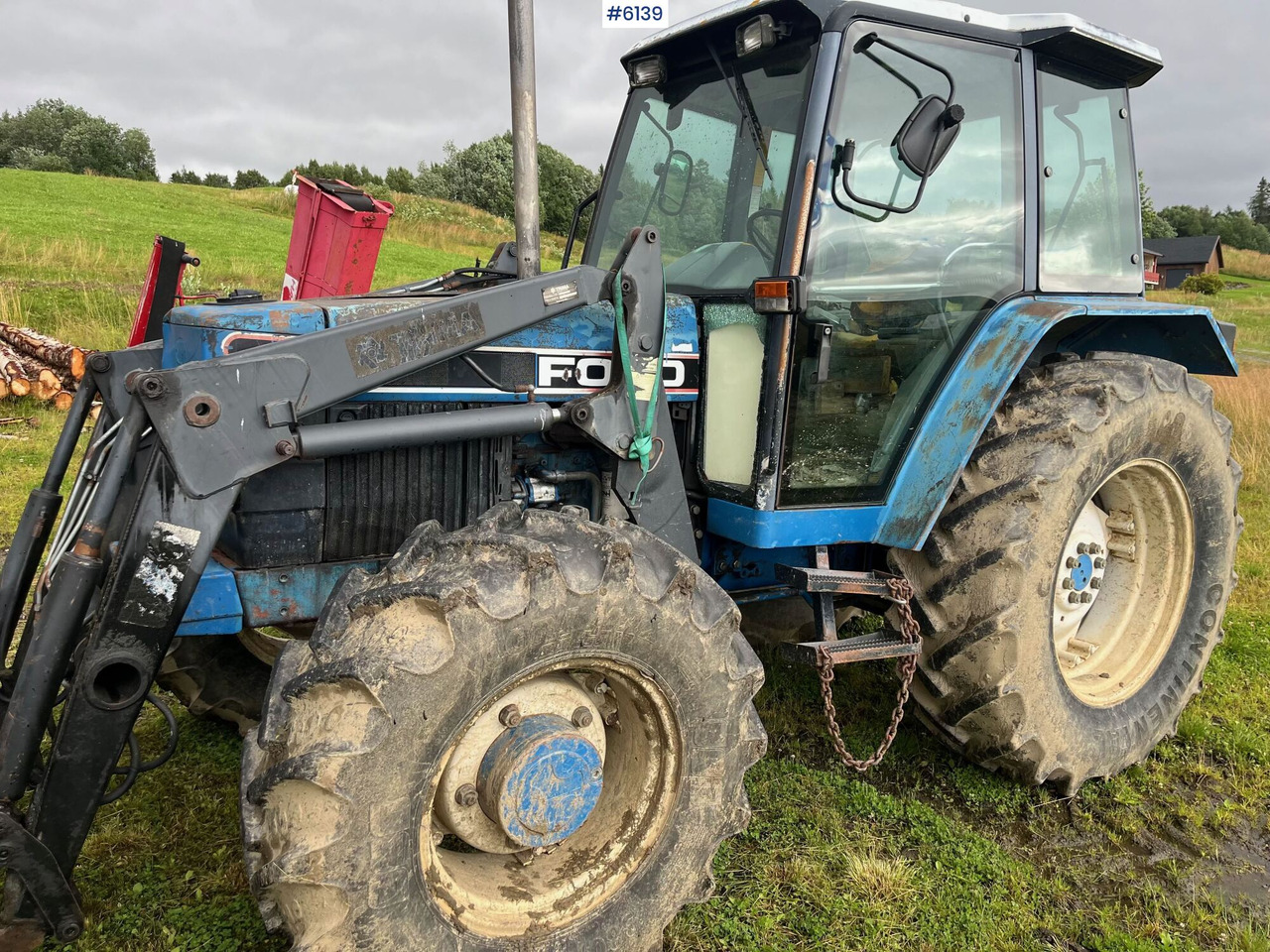 1992 Ford 5640 w/ Trima front loader - Traktor: obrázek 1 1992 Ford 5640 w/ Trima front loader - Traktor: obrázek 1