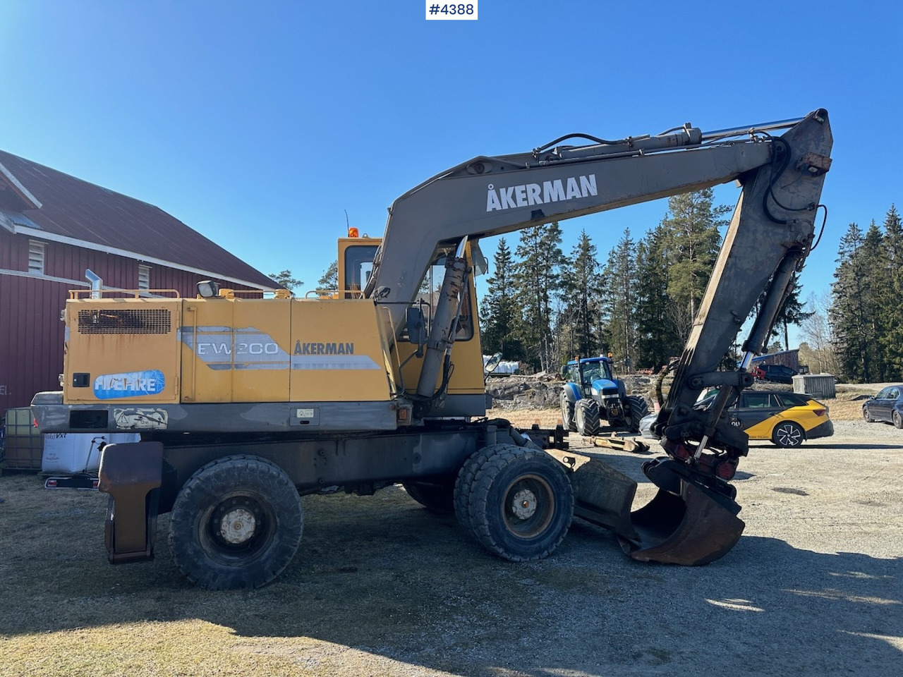 1995 Åkermann EW200 Wheel machine w/ grading bucket og tiltrotator. WATCH VIDEO. - Rýpadlo: obrázek 3 1995 Åkermann EW200 Wheel machine w/ grading bucket og tiltrotator. WATCH VIDEO. - Rýpadlo: obrázek 3
