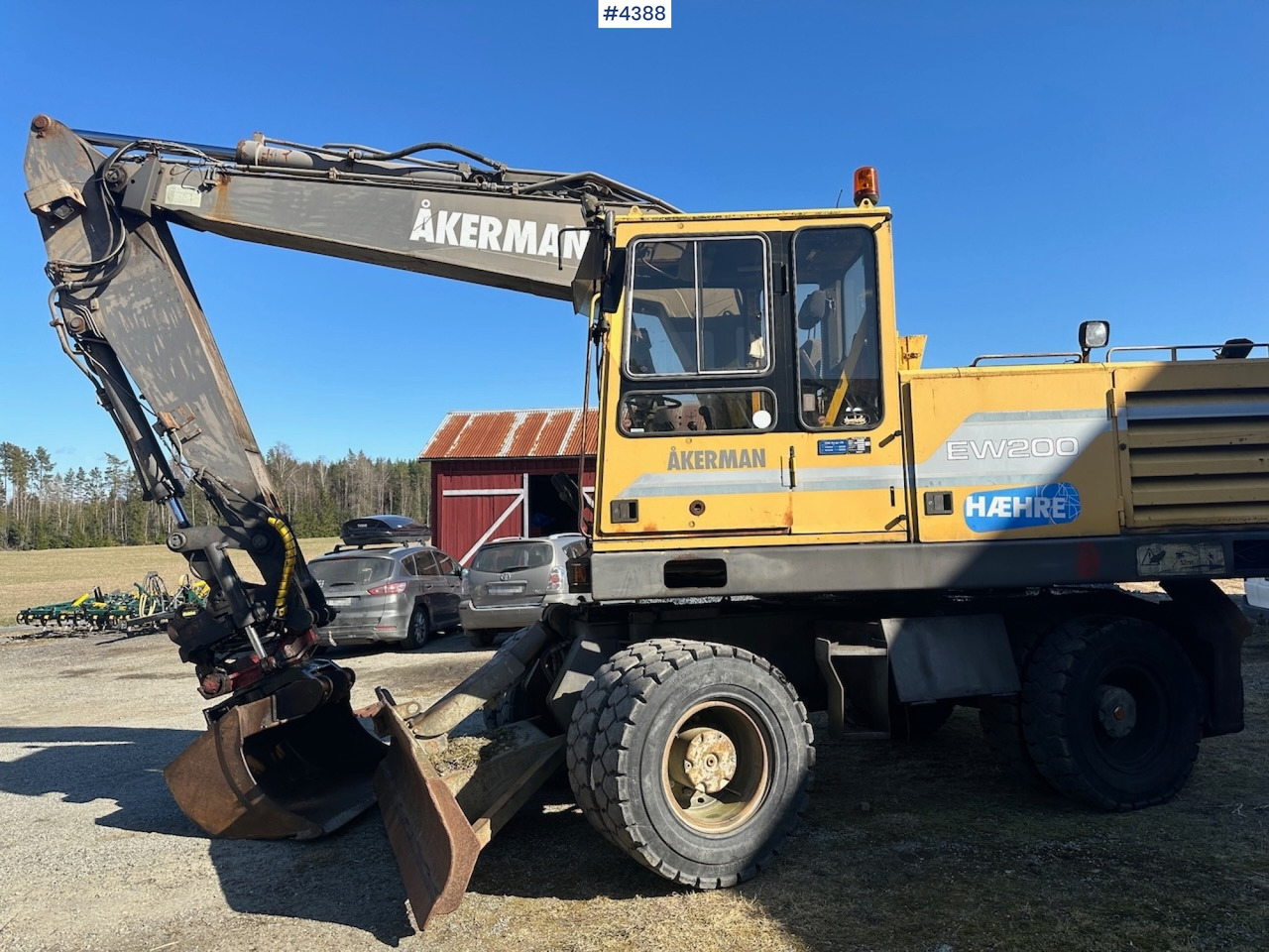 1995 Åkermann EW200 Wheel machine w/ grading bucket og tiltrotator. WATCH VIDEO. - Rýpadlo: obrázek 2 1995 Åkermann EW200 Wheel machine w/ grading bucket og tiltrotator. WATCH VIDEO. - Rýpadlo: obrázek 2