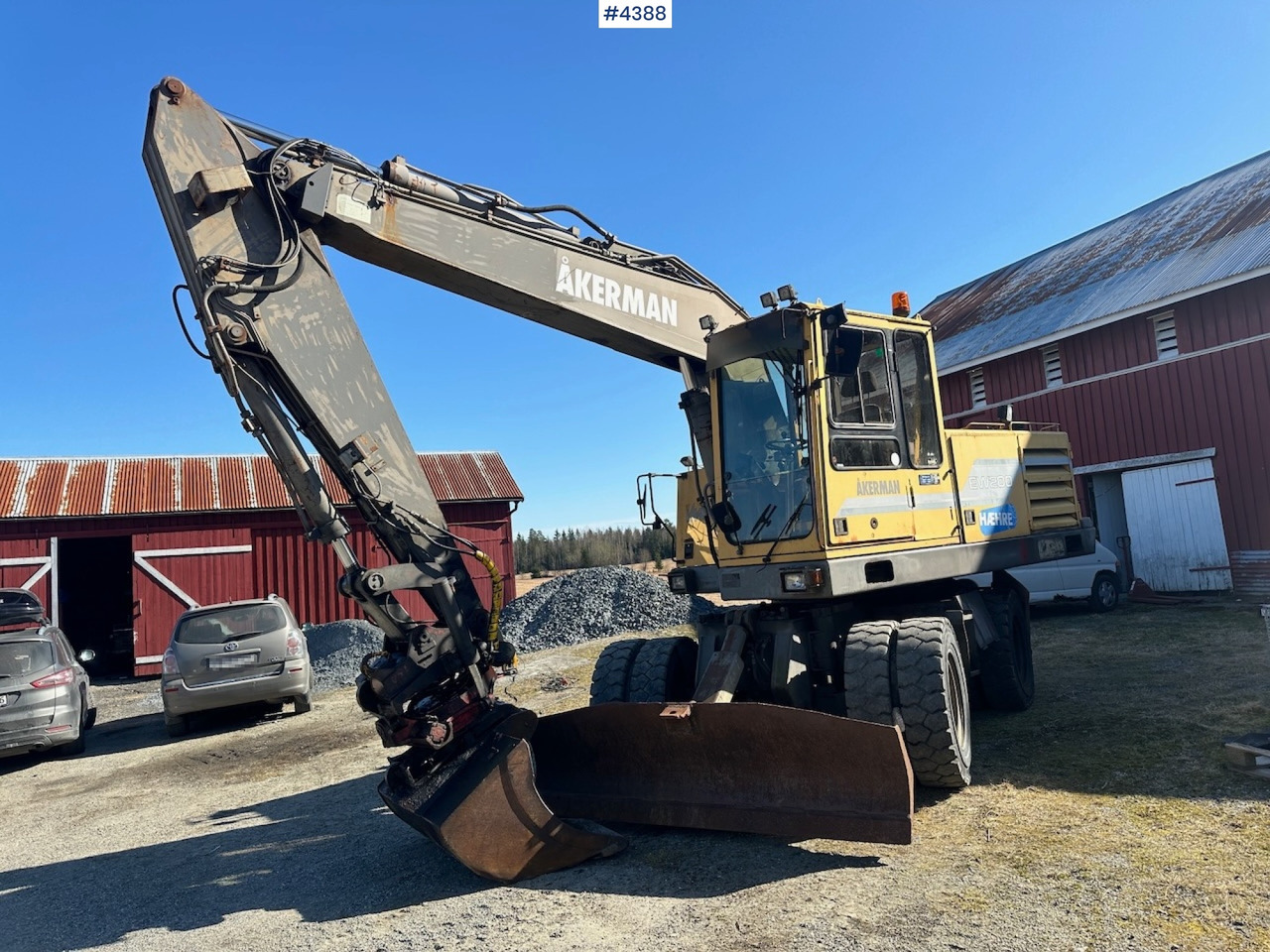 1995 Åkermann EW200 Wheel machine w/ grading bucket og tiltrotator. WATCH VIDEO. - Rýpadlo: obrázek 5 1995 Åkermann EW200 Wheel machine w/ grading bucket og tiltrotator. WATCH VIDEO. - Rýpadlo: obrázek 5