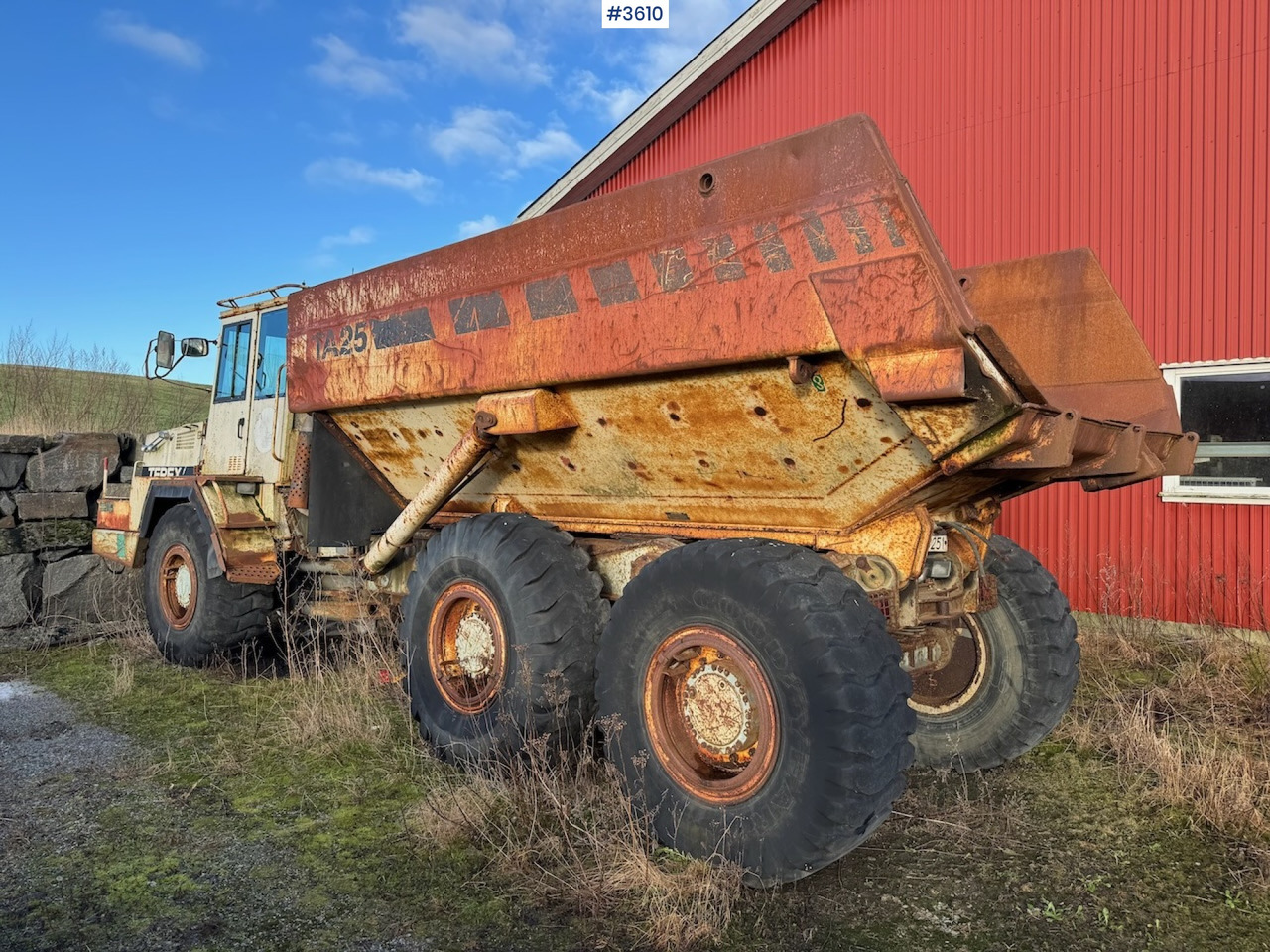 1999 Terex TA25 Dumper m/ lite timer. - Kloubový sklápěč: obrázek 4 1999 Terex TA25 Dumper m/ lite timer. - Kloubový sklápěč: obrázek 4