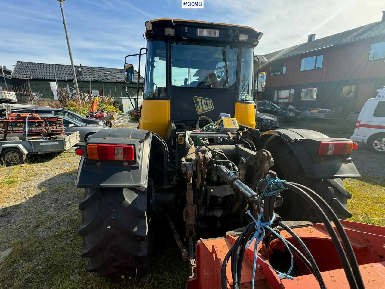 Traktor 2001 JCB Fastrac 3185 4x4. The plow rigged and two sets of tires.: obrázek 6