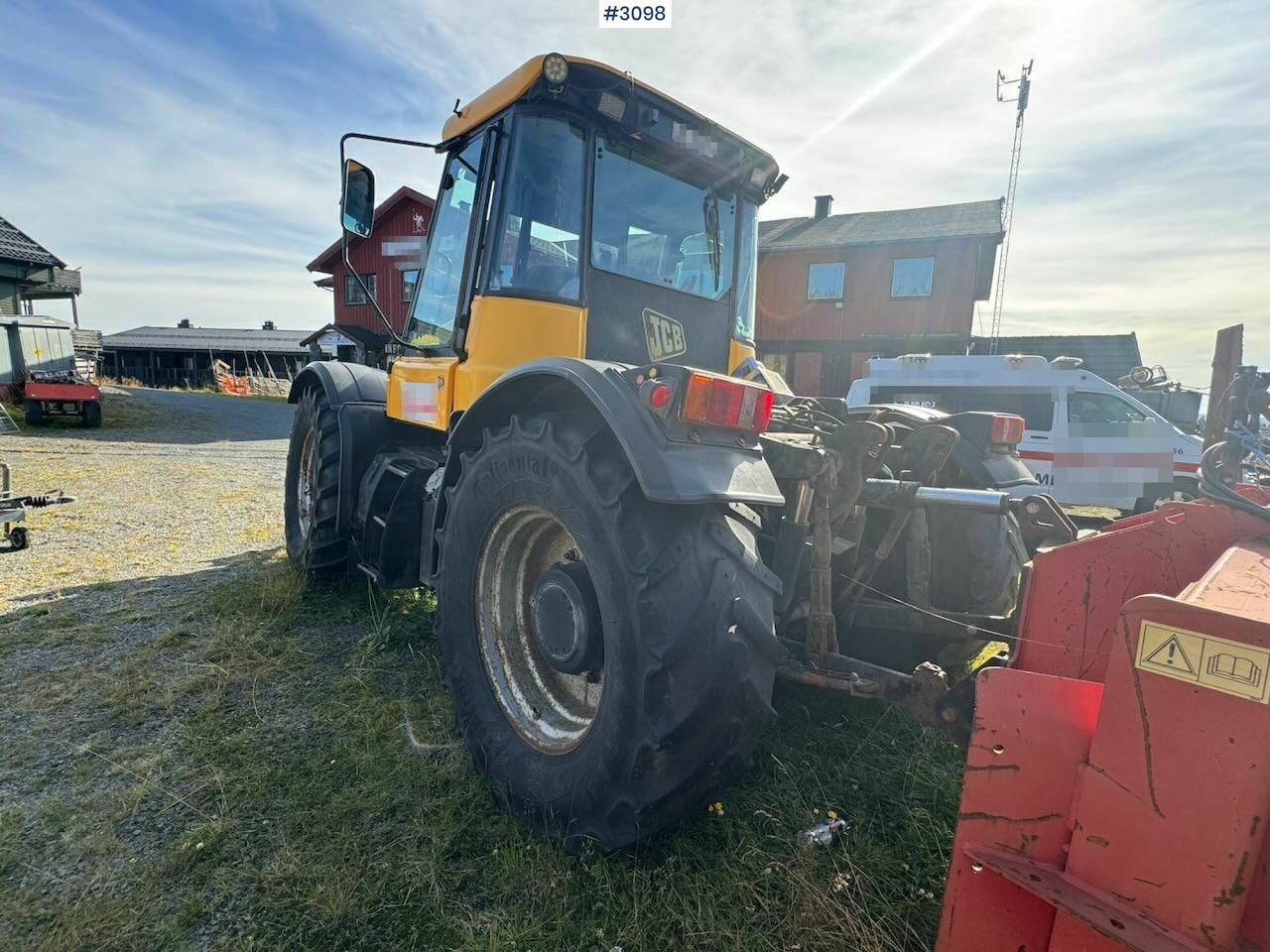 Traktor 2001 JCB Fastrac 3185 4x4. The plow rigged and two sets of tires.: obrázek 7