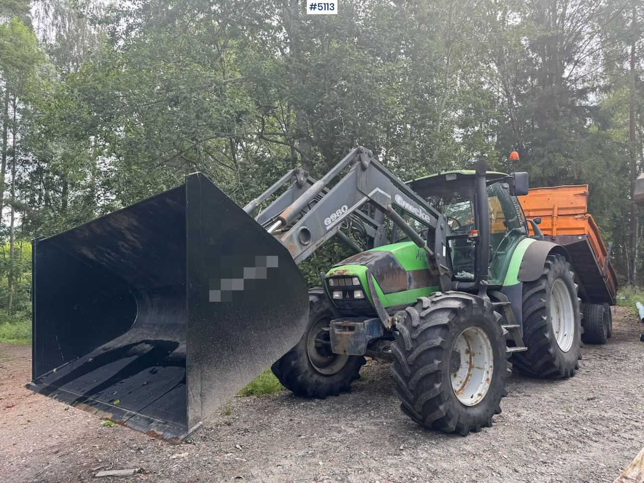 Traktor 2004 Deutz-Fahr Agrotron TTV 1130 w/ front loader: obrázek 6