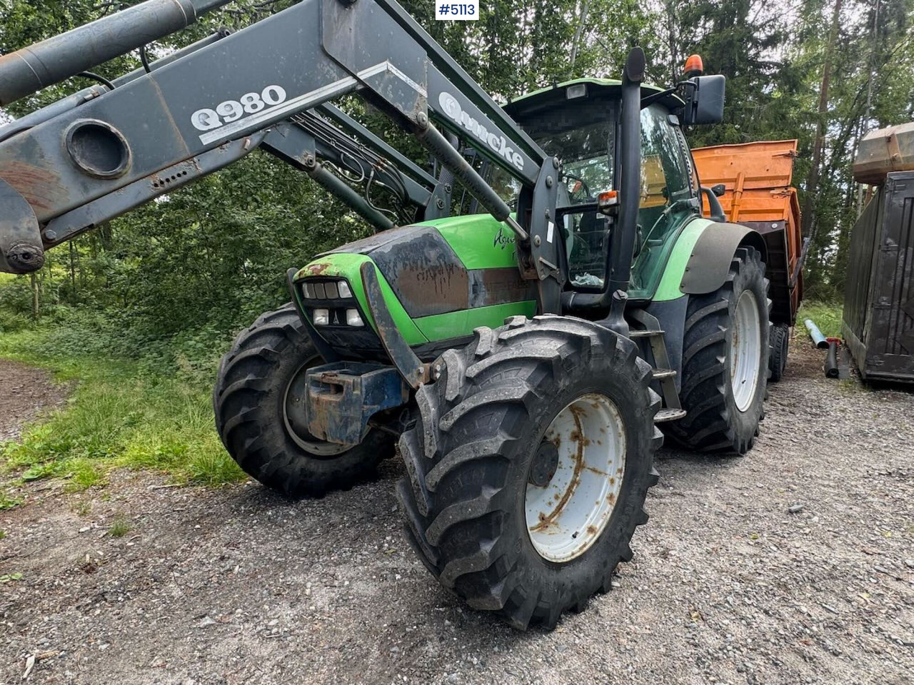 Traktor 2004 Deutz-Fahr Agrotron TTV 1130 w/ front loader: obrázek 7