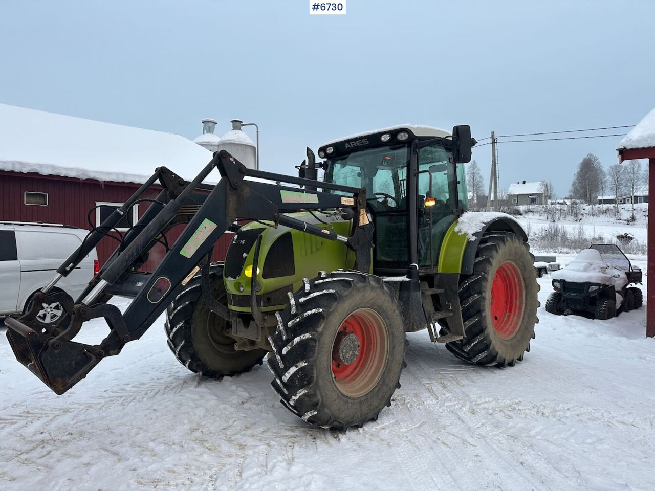 2007 Claas Ares 697 4x4 with front loader. SEE VIDEO. - Traktor: obrázek 1 2007 Claas Ares 697 4x4 with front loader. SEE VIDEO. - Traktor: obrázek 1