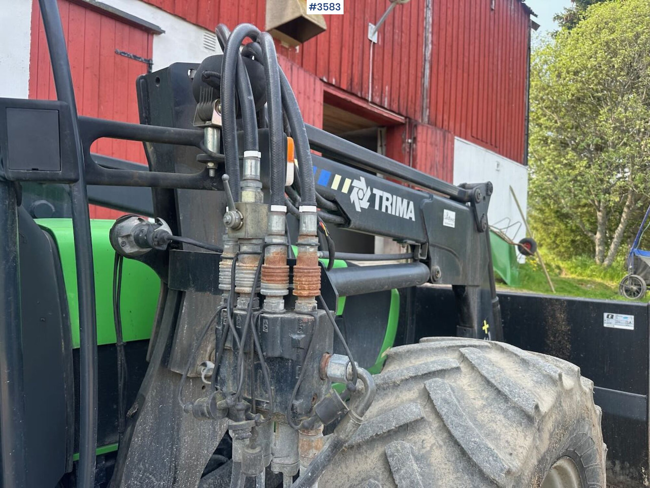 2008 Deutz-Fahr Agrofarm 100 traktor w/ Trima Front loader. See hours! leasing 2008 Deutz-Fahr Agrofarm 100 traktor w/ Trima Front loader. See hours!: obrázek 14