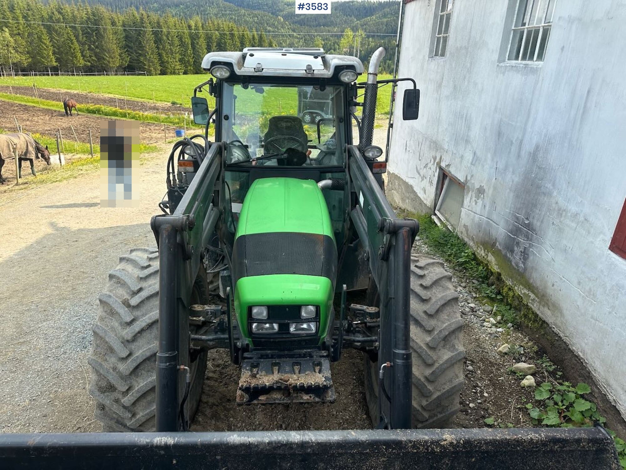 2008 Deutz-Fahr Agrofarm 100 traktor w/ Trima Front loader. See hours! leasing 2008 Deutz-Fahr Agrofarm 100 traktor w/ Trima Front loader. See hours!: obrázek 6
