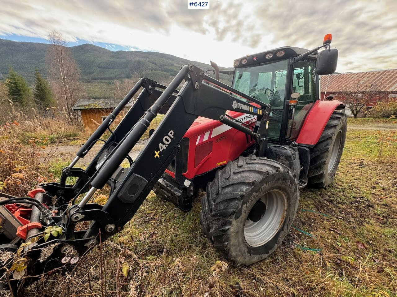 2008 Massey Ferguson 6480 with Trima 4.0 Front Loader - Traktor: obrázek 1 2008 Massey Ferguson 6480 with Trima 4.0 Front Loader - Traktor: obrázek 1