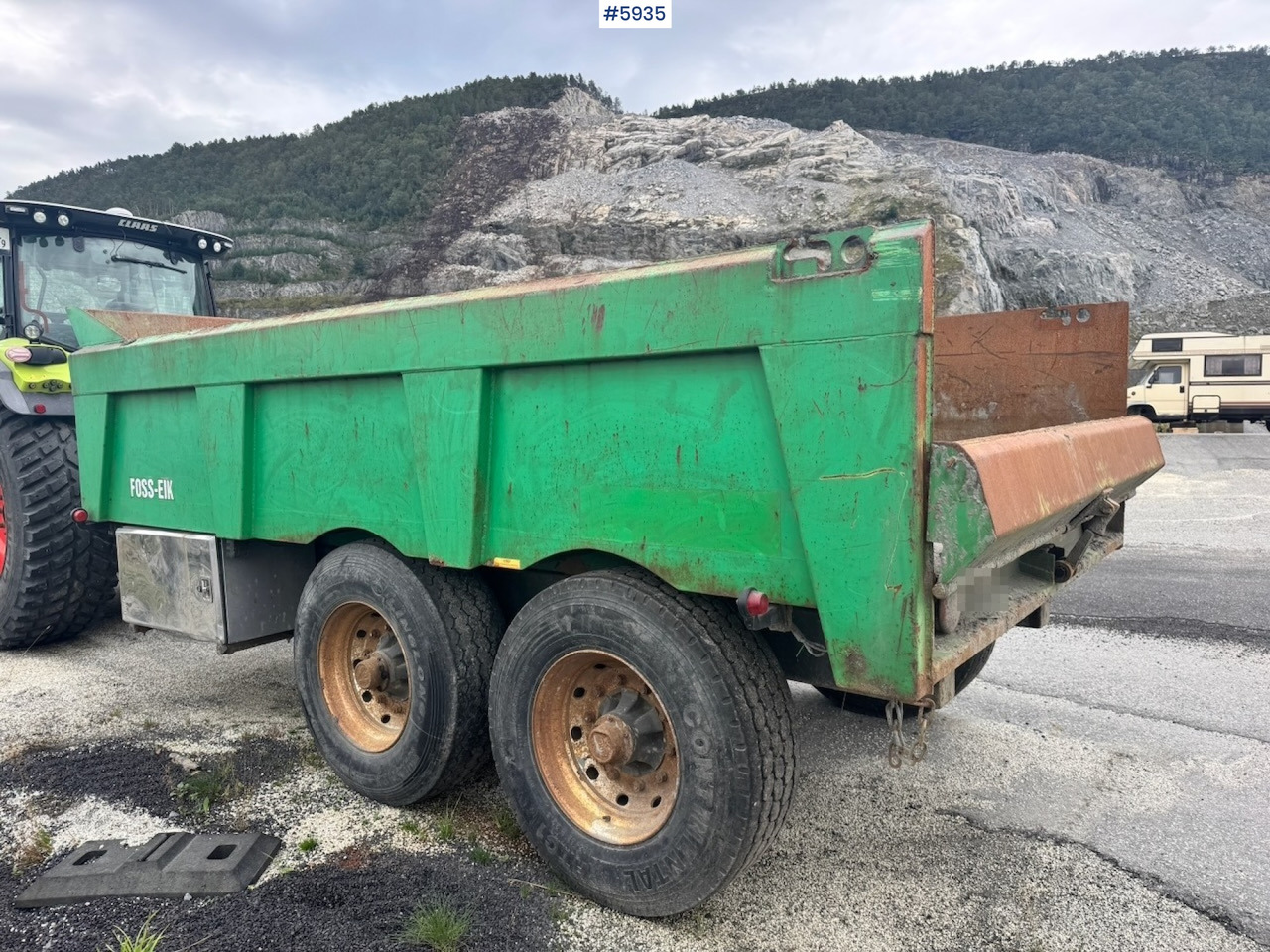 2011 Foss Eik Dumper Trailer. - Zemědělský sklápěcí přívěs: obrázek 3 2011 Foss Eik Dumper Trailer. - Zemědělský sklápěcí přívěs: obrázek 3