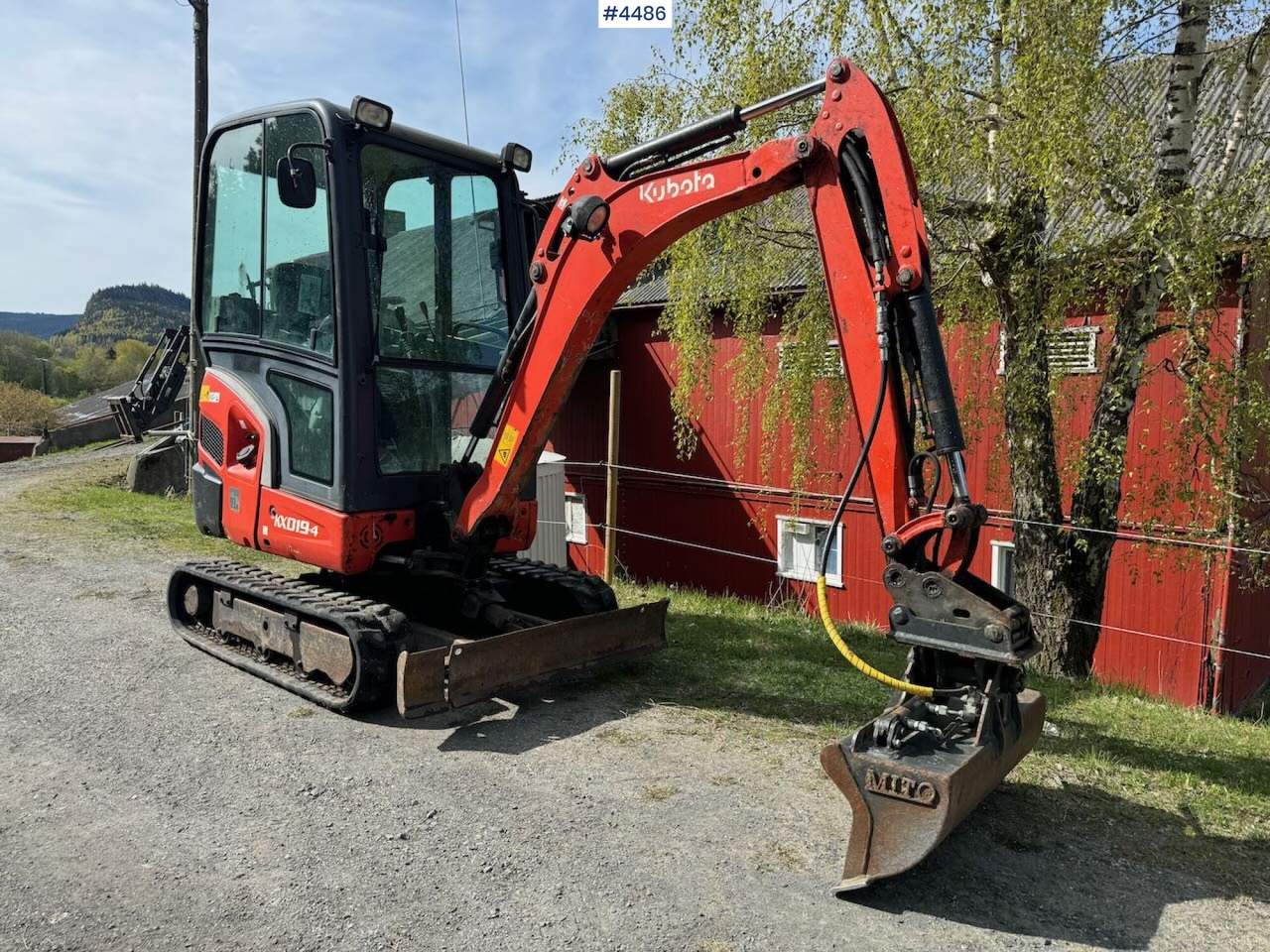 2014 Kubota KX019 Mini excavator with two buckets - Rýpadlo: obrázek 5 2014 Kubota KX019 Mini excavator with two buckets - Rýpadlo: obrázek 5