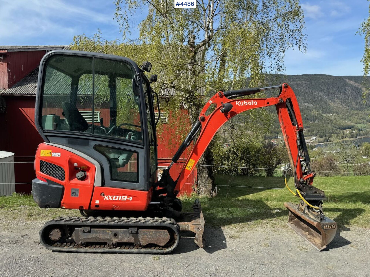 2014 Kubota KX019 Mini excavator with two buckets - Rýpadlo: obrázek 2 2014 Kubota KX019 Mini excavator with two buckets - Rýpadlo: obrázek 2