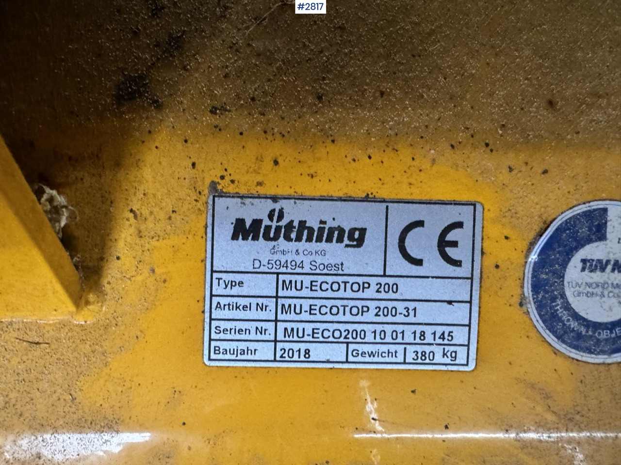 Stroj na sklizeň pícnin 2018 Muthing MU-Ecotop 200: obrázek 7