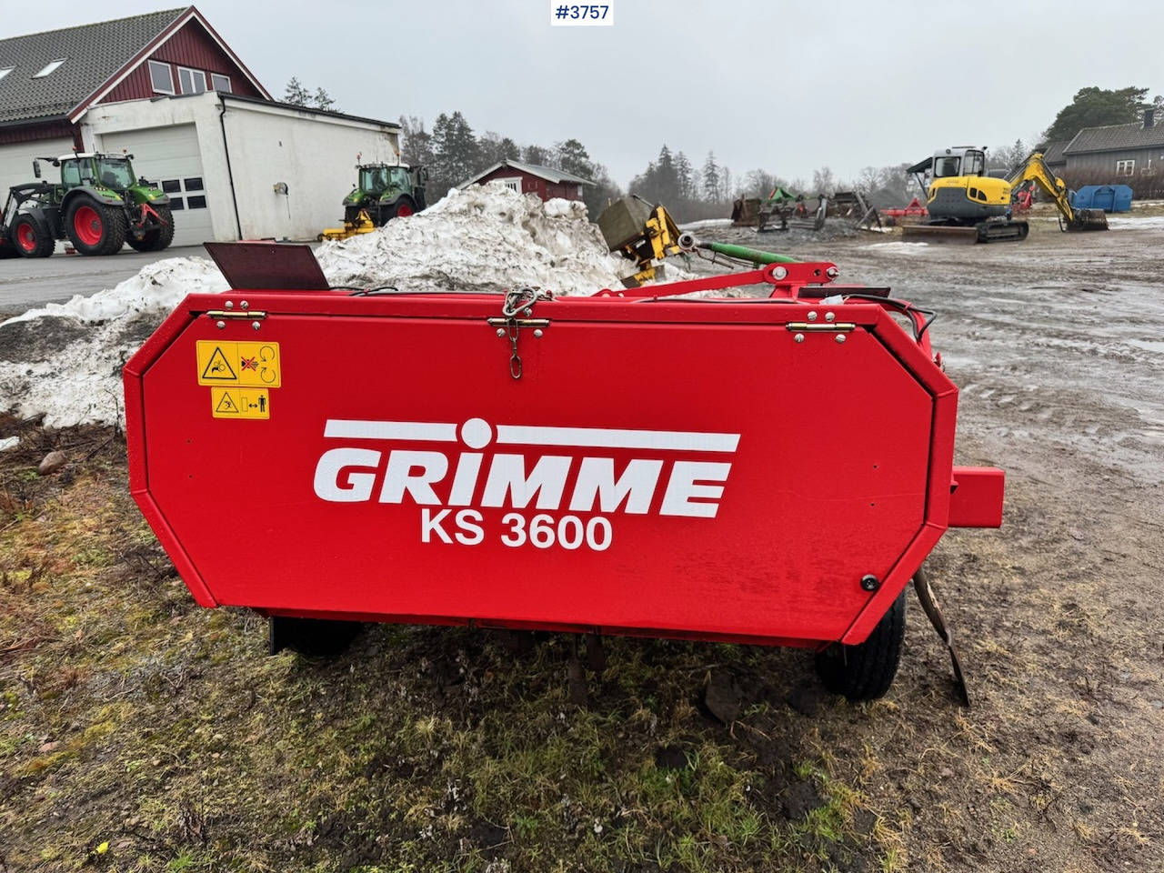 Drtič natě 2022 Grimme KS3600 Rice crusher.: obrázek 7