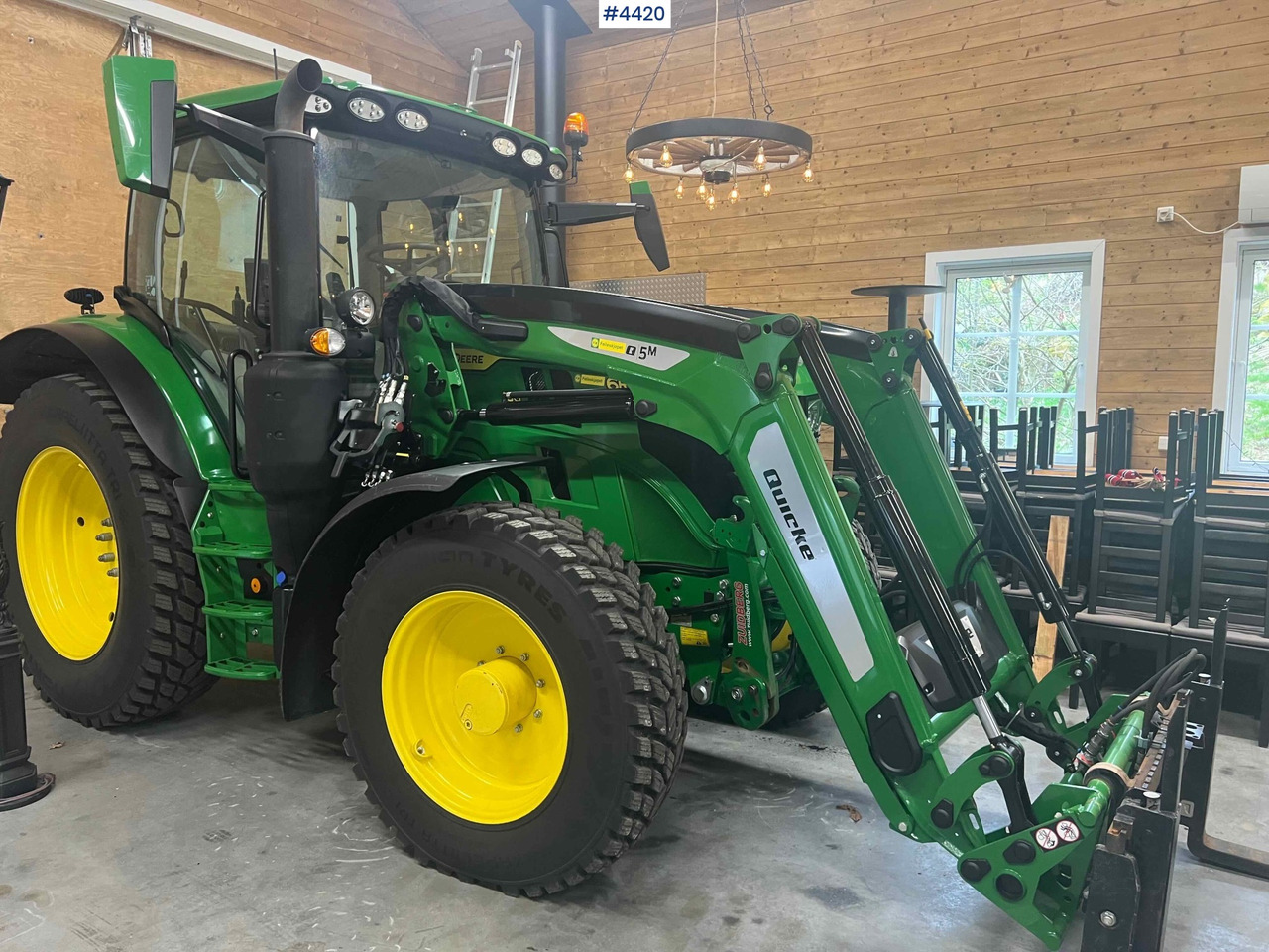 2024 John Deere 6150R w/ Quicke Front Loader & Bucket - Traktor: obrázek 3 2024 John Deere 6150R w/ Quicke Front Loader & Bucket - Traktor: obrázek 3