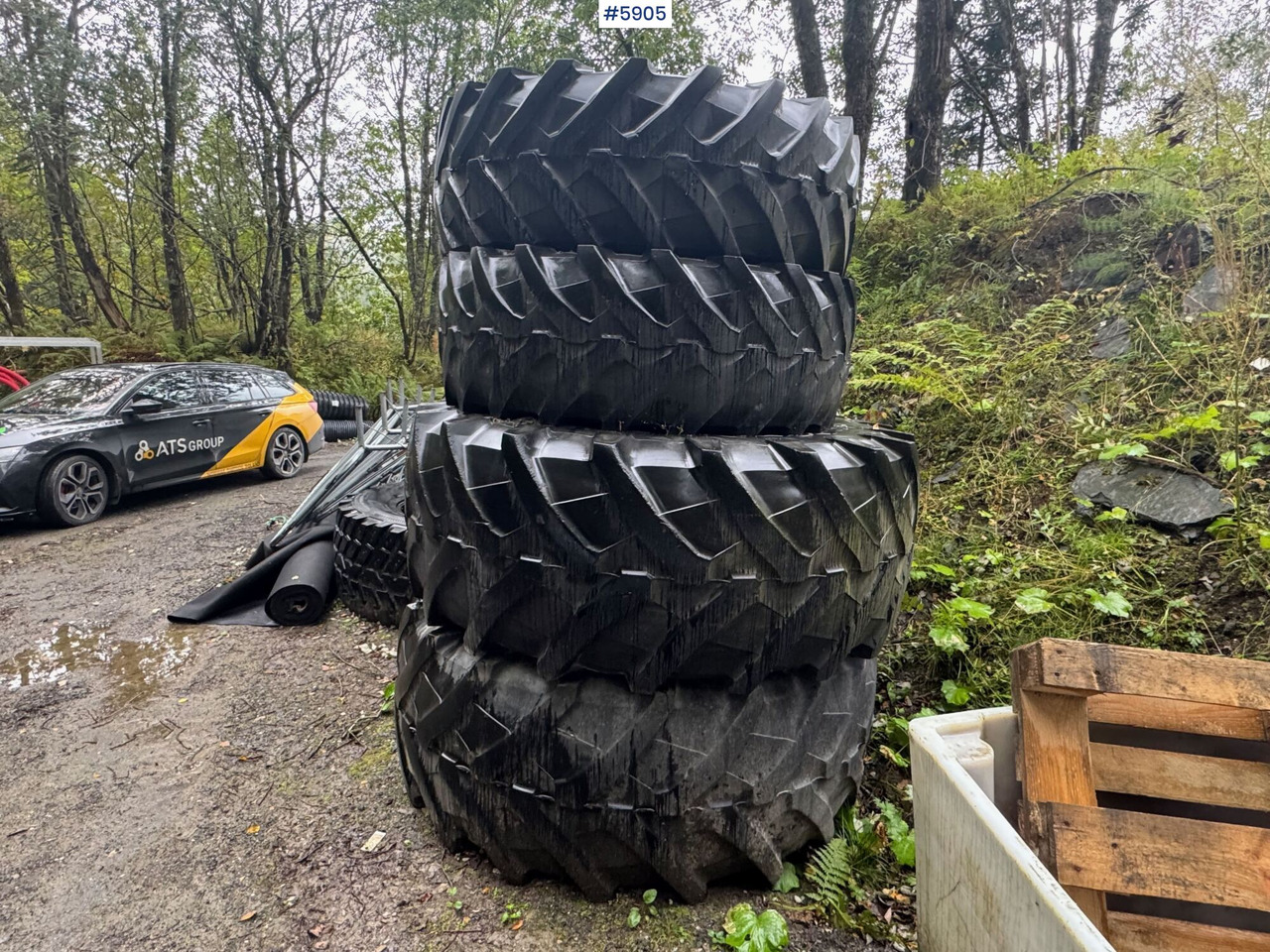 8 pcs Nokian TRI 2 tires. 4 pcs on rims! - Kompletní kolo pro Stavební technika: obrázek 3 8 pcs Nokian TRI 2 tires. 4 pcs on rims! - Kompletní kolo pro Stavební technika: obrázek 3