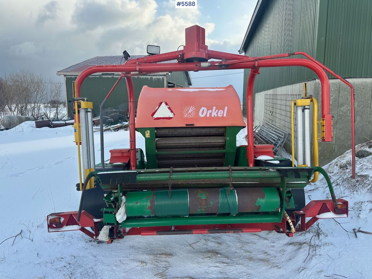 Stroj na sklizeň pícnin Orkel GP 1260 round baler – repair project: obrázek 7