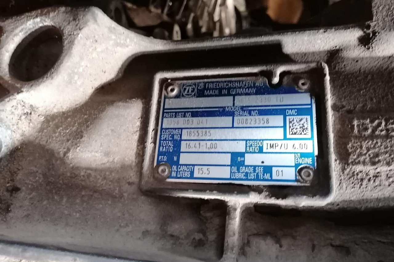 ZF Gearbox 16S2330TD DAF Ecosplit IV - Převodovka pro Nákladní auto: obrázek 3 ZF Gearbox 16S2330TD DAF Ecosplit IV - Převodovka pro Nákladní auto: obrázek 3
