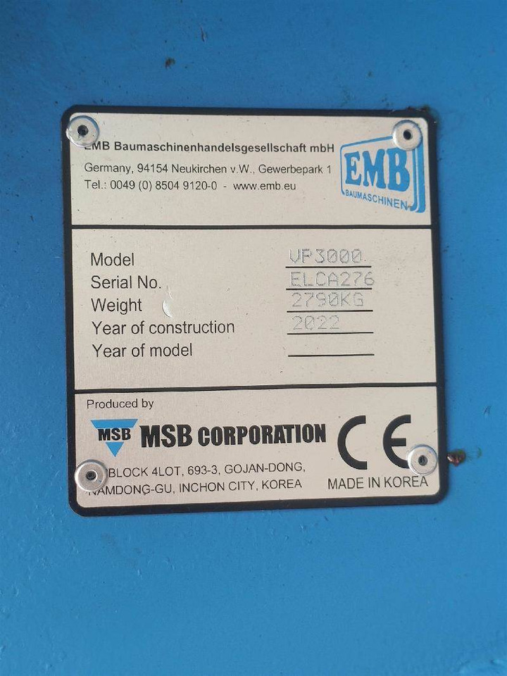 EMB VP3000 - Demoliční nůžky: obrázek 3 EMB VP3000 - Demoliční nůžky: obrázek 3