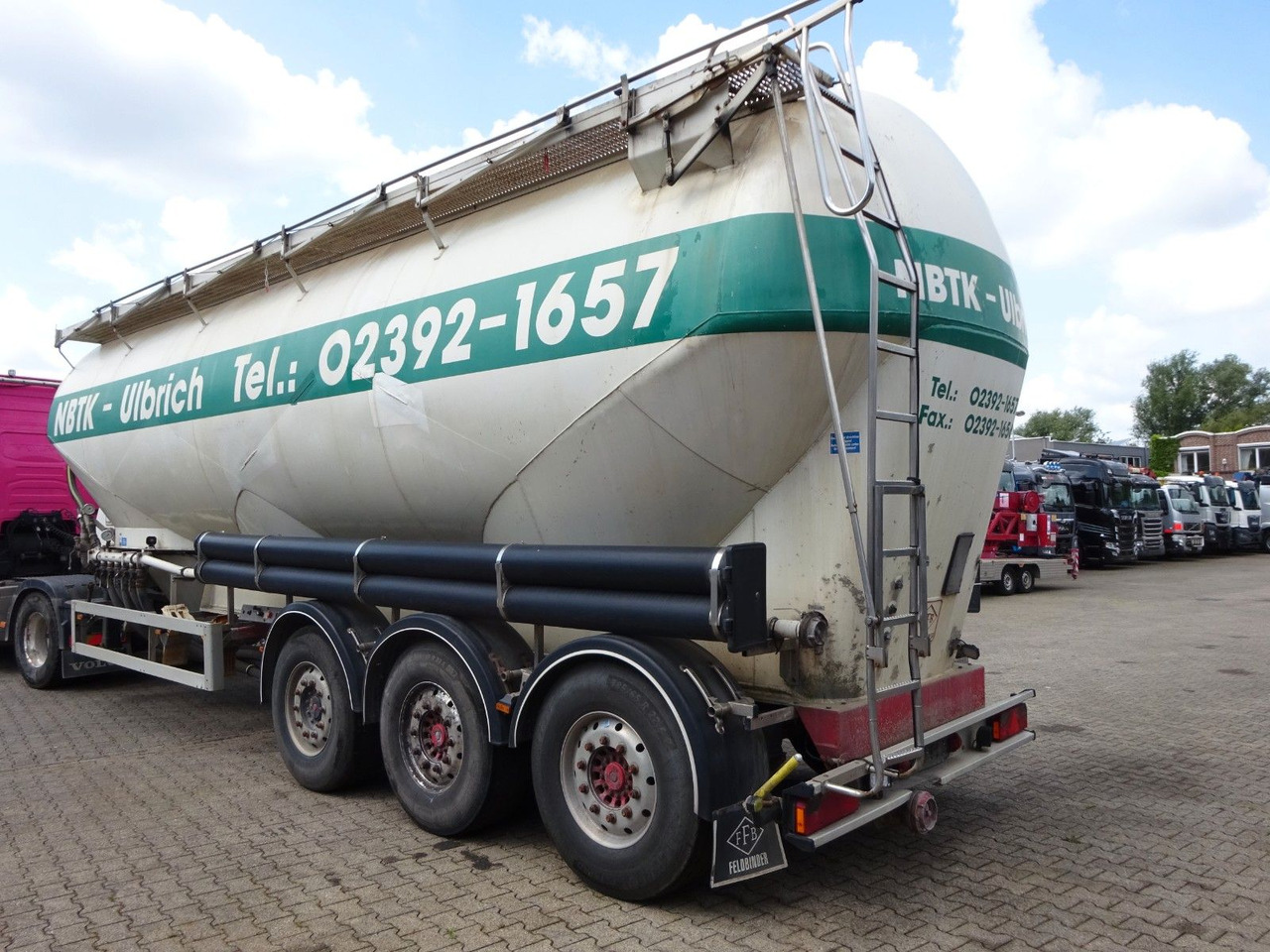 Feldbinder EUT 49.3 Silo für Staub u. Rieselgüter ca. 50m³ - Silo cisterna: obrázek 3 Feldbinder EUT 49.3 Silo für Staub u. Rieselgüter ca. 50m³ - Silo cisterna: obrázek 3