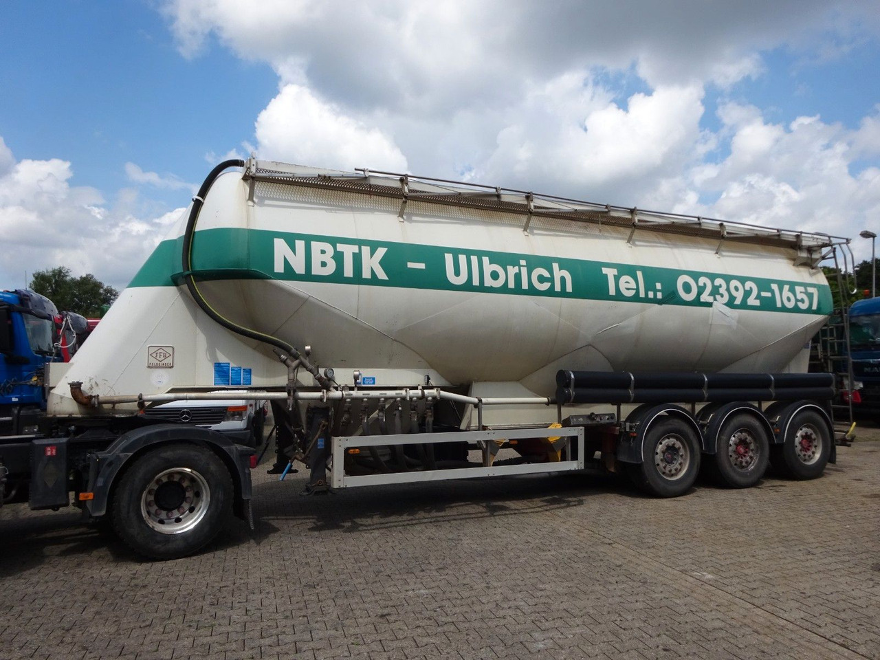 Feldbinder EUT 49.3 Silo für Staub u. Rieselgüter ca. 50m³ - Silo cisterna: obrázek 2 Feldbinder EUT 49.3 Silo für Staub u. Rieselgüter ca. 50m³ - Silo cisterna: obrázek 2