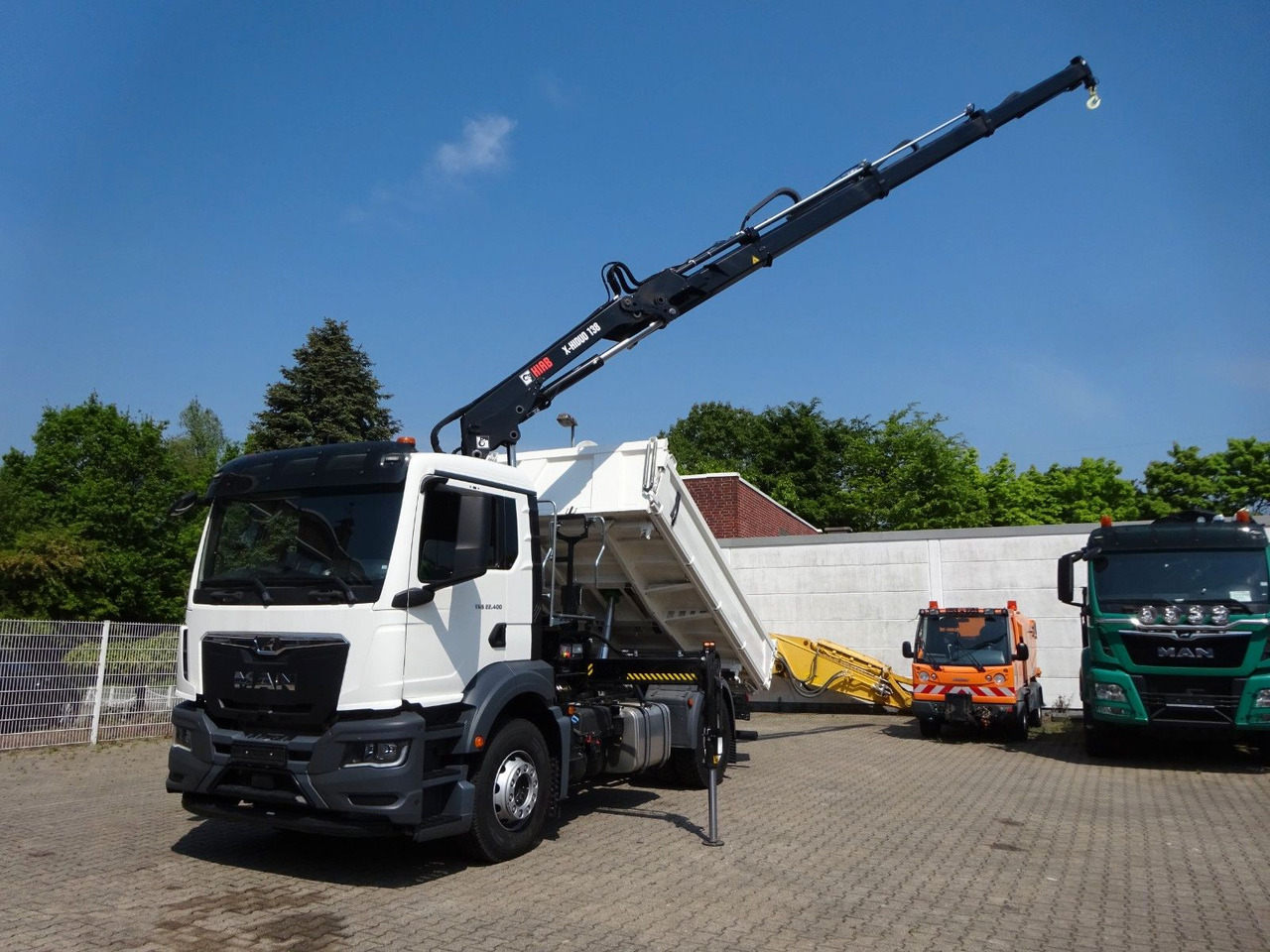 MAN 22.400 TGS + HIAB X-HIDUO 138 Kran - Sklápěč, Auto s hydraulickou rukou: obrázek 1 MAN 22.400 TGS + HIAB X-HIDUO 138 Kran - Sklápěč, Auto s hydraulickou rukou: obrázek 1