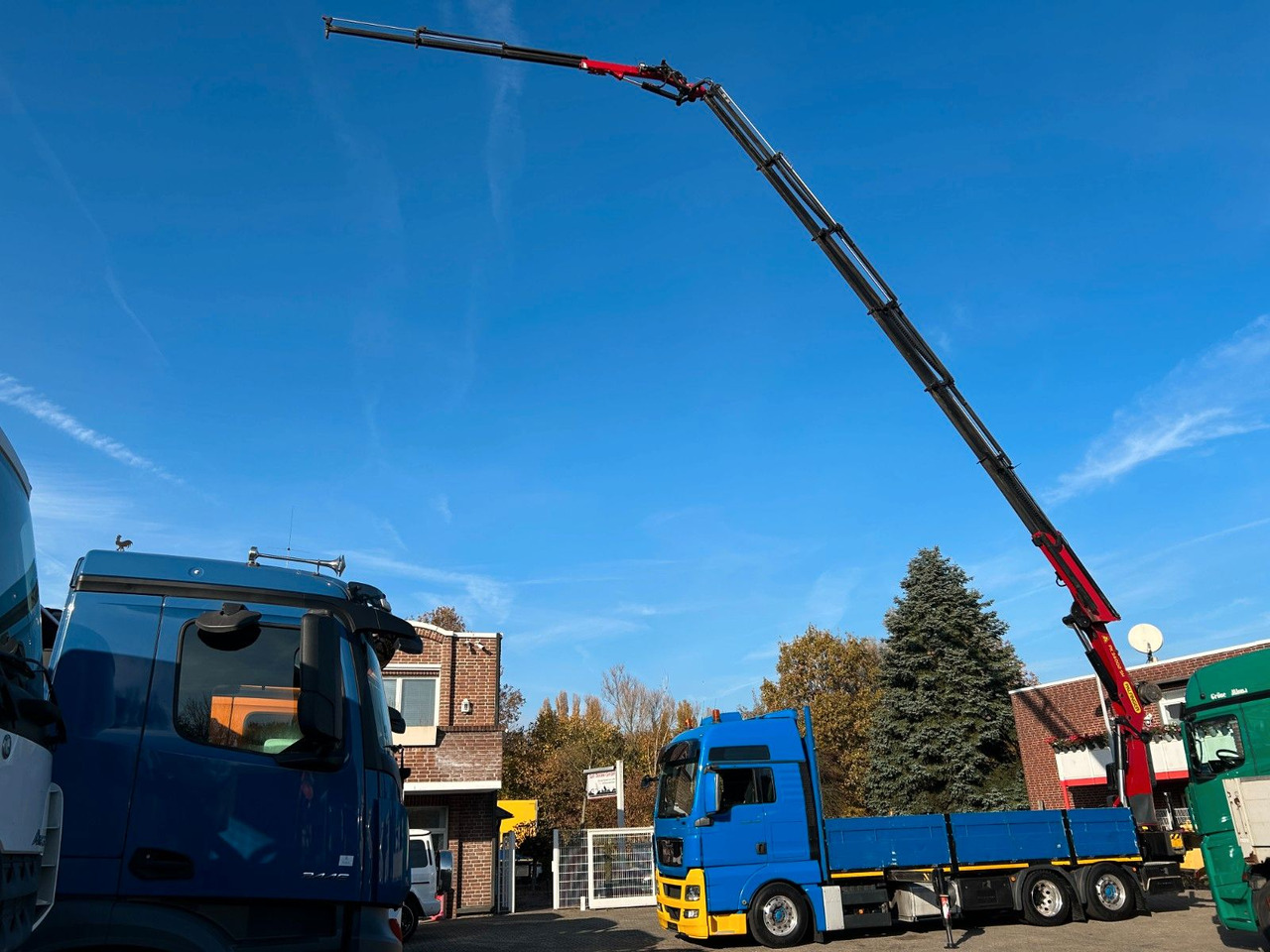 MAN 26.440 TGX Pritsche + PK 34002 + JIB Seilwinde - Auto s hydraulickou rukou: obrázek 4 MAN 26.440 TGX Pritsche + PK 34002 + JIB Seilwinde - Auto s hydraulickou rukou: obrázek 4