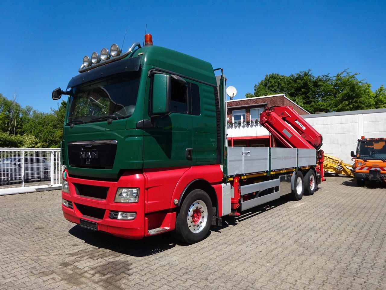 Auto s hydraulickou rukou MAN 26.480 TGX + MKG HLK531 Kran +Lift-Lenkachse: obrázek 7