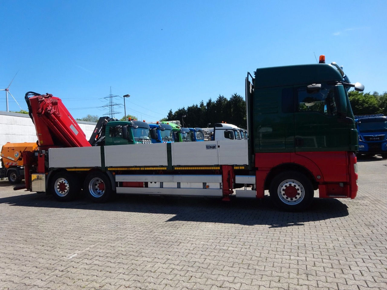 Auto s hydraulickou rukou MAN 26.480 TGX + MKG HLK531 Kran +Lift-Lenkachse: obrázek 14