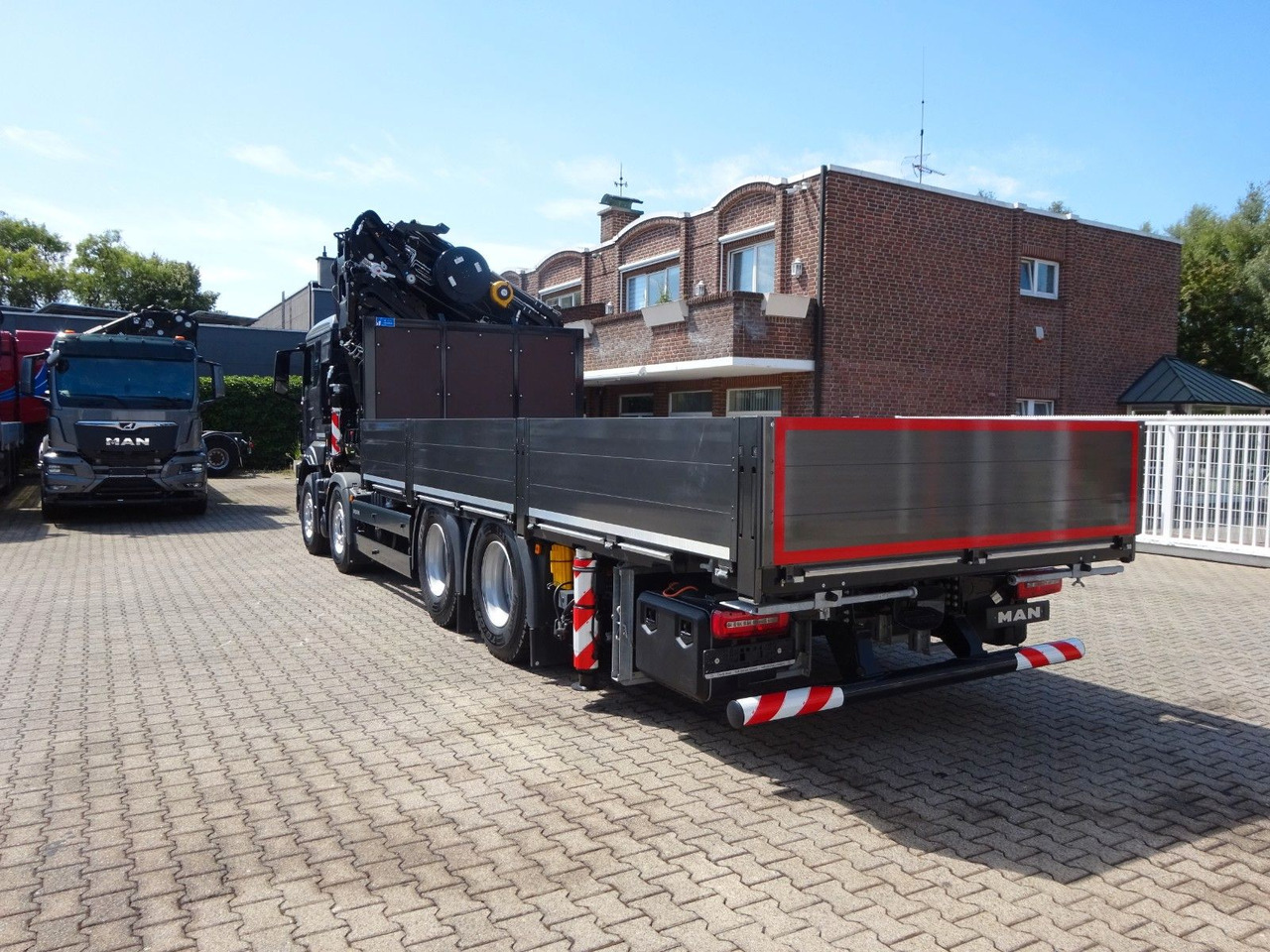Auto s hydraulickou rukou, Nákladní automobil valníkový/ Plošinový MAN 35.510 P+ 955 Effer jib Seilwind(100t Meterkran MAN 35.510 P+ 955 Effer jib Seilwind(100t Meterkran: obrázek 11
