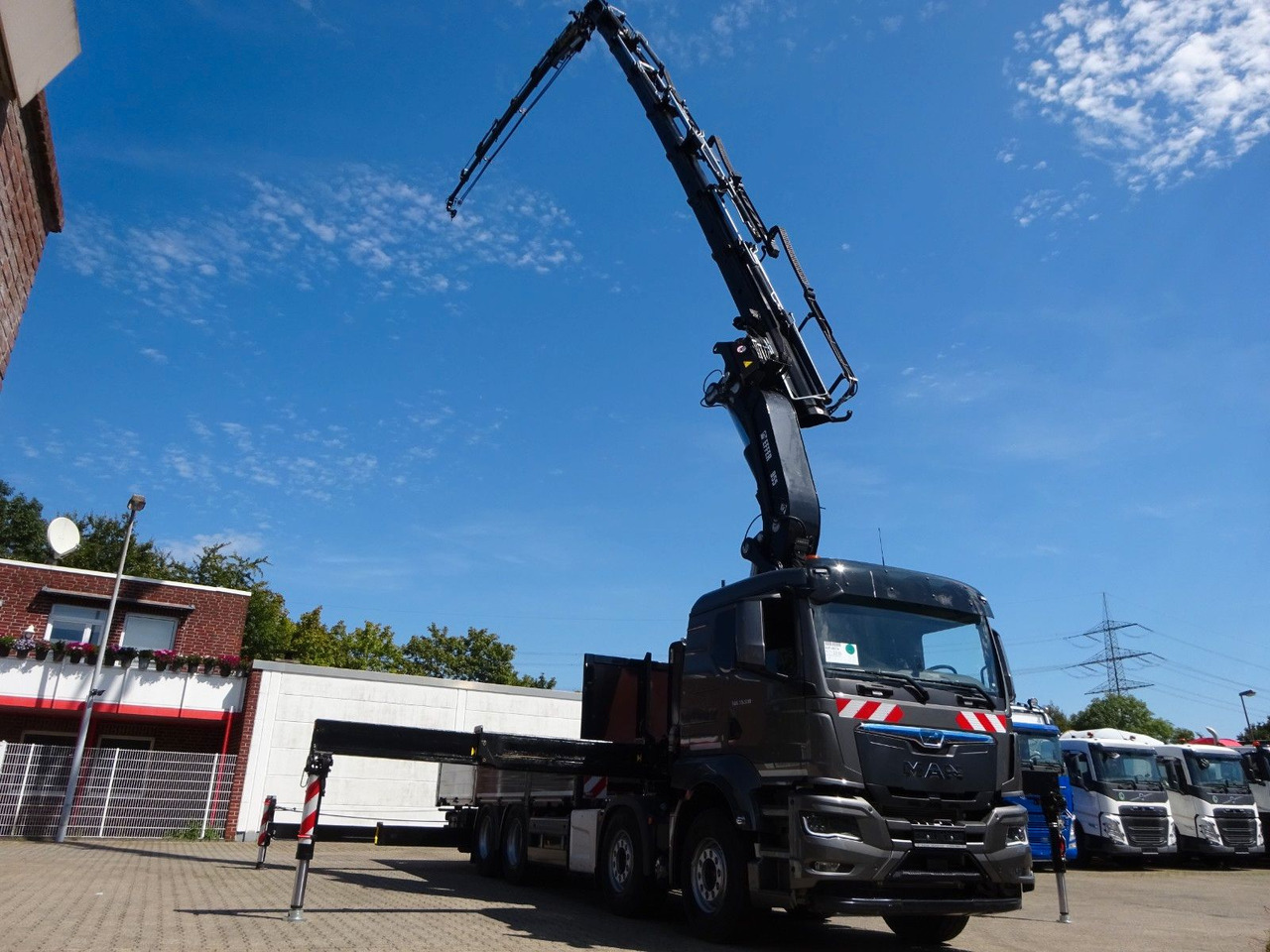 Auto s hydraulickou rukou, Nákladní automobil valníkový/ Plošinový MAN 35.510 P+ 955 Effer jib Seilwind(100t Meterkran MAN 35.510 P+ 955 Effer jib Seilwind(100t Meterkran: obrázek 8