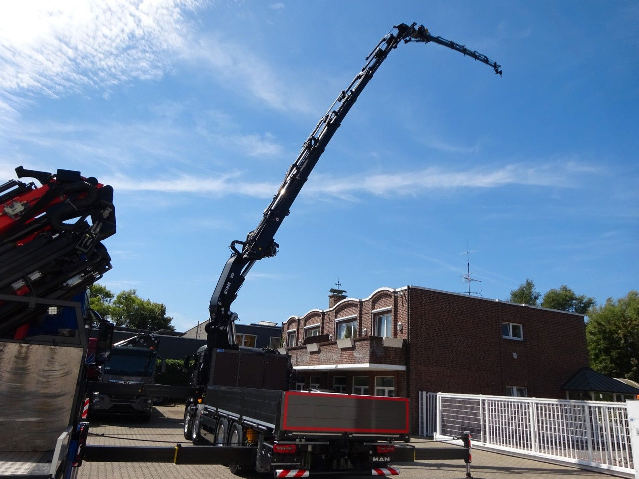 Auto s hydraulickou rukou, Nákladní automobil valníkový/ Plošinový MAN 35.510 P+ 955 Effer jib Seilwind(100t Meterkran MAN 35.510 P+ 955 Effer jib Seilwind(100t Meterkran: obrázek 7
