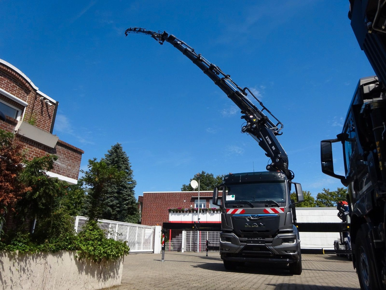 Auto s hydraulickou rukou, Nákladní automobil valníkový/ Plošinový MAN 35.510 P+ 955 Effer jib Seilwind(100t Meterkran MAN 35.510 P+ 955 Effer jib Seilwind New Truck: obrázek 6