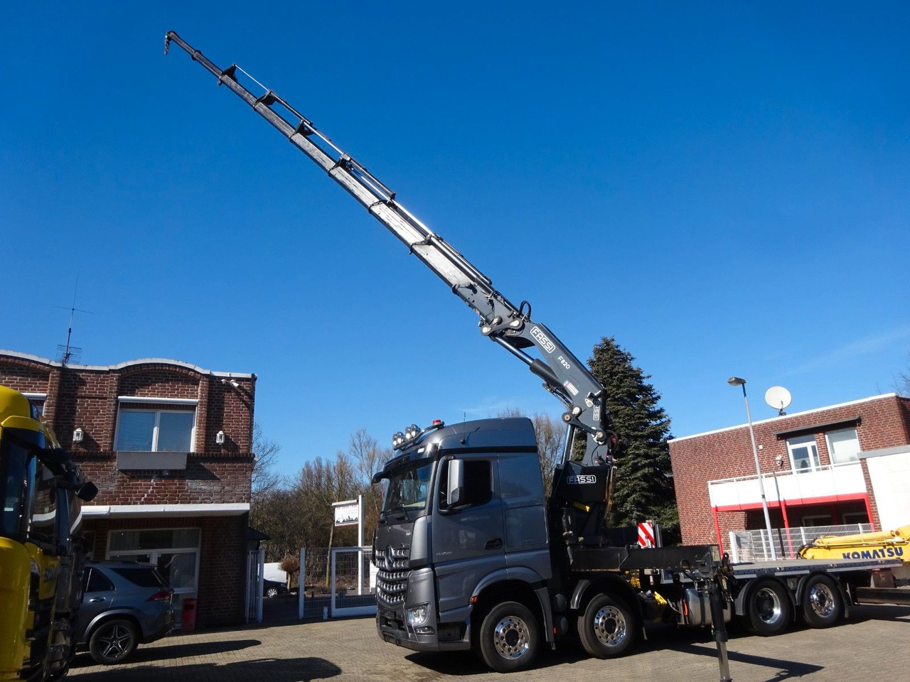 Mercedes-Benz 3453 Plattform + Fassi F820 Kran 8x2 Mercedes-Benz 3453 FASSI F820 Kran 8x Hydr. Ausschub - Auto s hydraulickou rukou, Nákladní automobil valníkový/ Plošinový: obrázek 5 Mercedes-Benz 3453 Plattform + Fassi F820 Kran 8x2 Mercedes-Benz 3453 FASSI F820 Kran 8x Hydr. Ausschub - Auto s hydraulickou rukou, Nákladní automobil valníkový/ Plošinový: obrázek 5