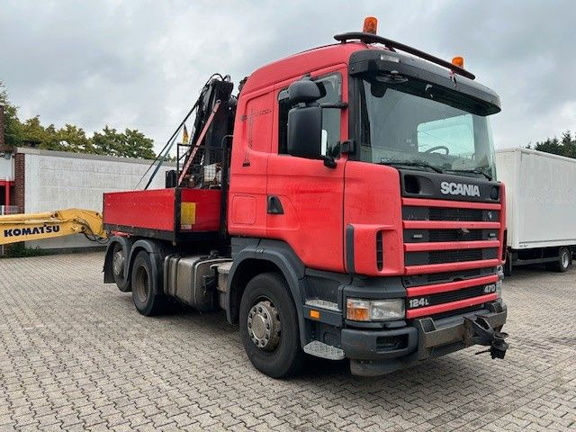 Scania 124 L 470 Pritsche + MKG HLK 201 HP 6x2 - Nákladní automobil valníkový/ Plošinový, Auto s hydraulickou rukou: obrázek 2 Scania 124 L 470 Pritsche + MKG HLK 201 HP 6x2 - Nákladní automobil valníkový/ Plošinový, Auto s hydraulickou rukou: obrázek 2