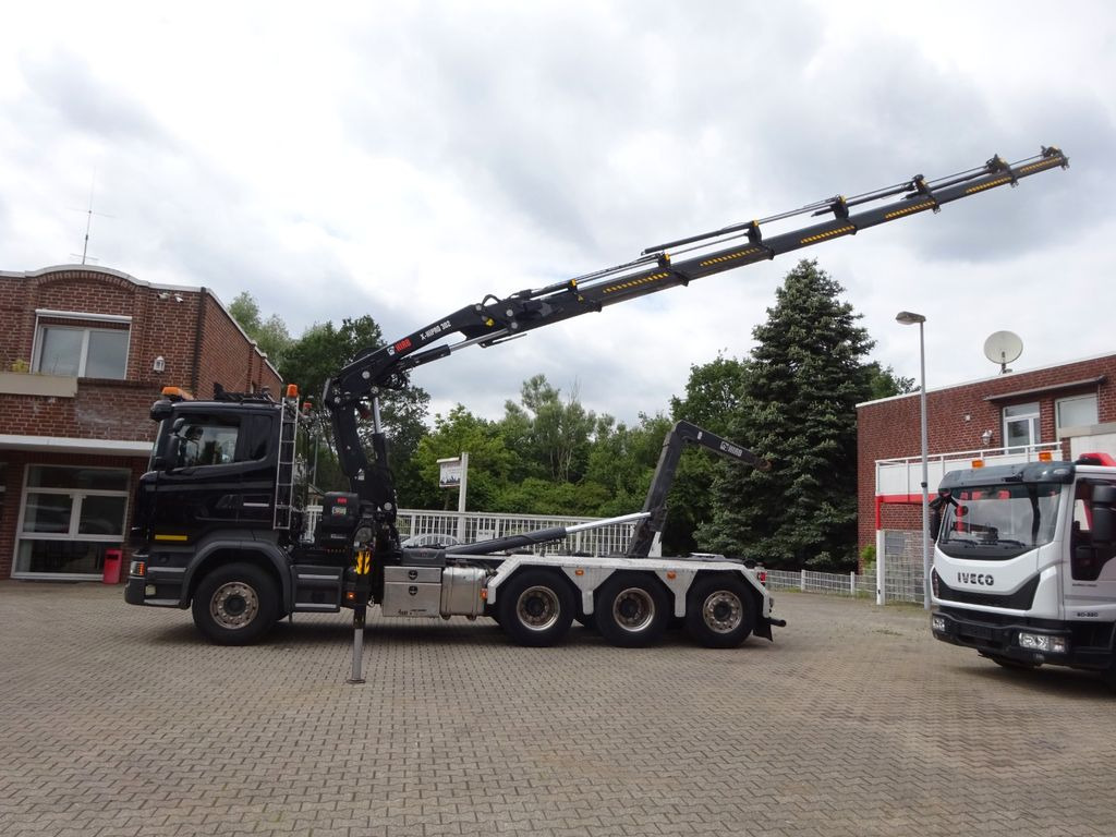 Scania R490 Abroller + HIAB 302E-6 Bj.2021 !Kran TRIDEM - Hákový nosič kontejnerů, Auto s hydraulickou rukou: obrázek 1 Scania R490 Abroller + HIAB 302E-6 Bj.2021 !Kran TRIDEM - Hákový nosič kontejnerů, Auto s hydraulickou rukou: obrázek 1