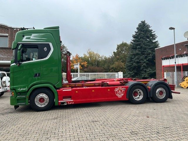 Scania S580 V8 MEILLER Abroller mit Lift+Lenkachse 6x2 - Hákový nosič kontejnerů: obrázek 5 Scania S580 V8 MEILLER Abroller mit Lift+Lenkachse 6x2 - Hákový nosič kontejnerů: obrázek 5
