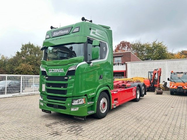 Scania S580 V8 MEILLER Abroller mit Lift+Lenkachse 6x2 - Hákový nosič kontejnerů: obrázek 2 Scania S580 V8 MEILLER Abroller mit Lift+Lenkachse 6x2 - Hákový nosič kontejnerů: obrázek 2