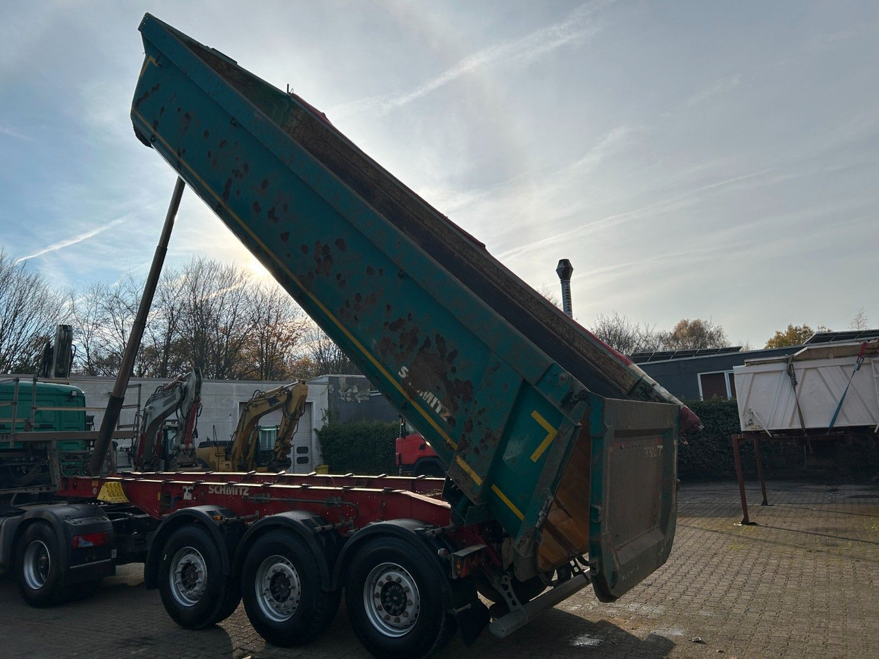 Schmitz Cargobull Stahl Kippauflieger mit Liftachse - Sklápěcí návěs: obrázek 3 Schmitz Cargobull Stahl Kippauflieger mit Liftachse - Sklápěcí návěs: obrázek 3