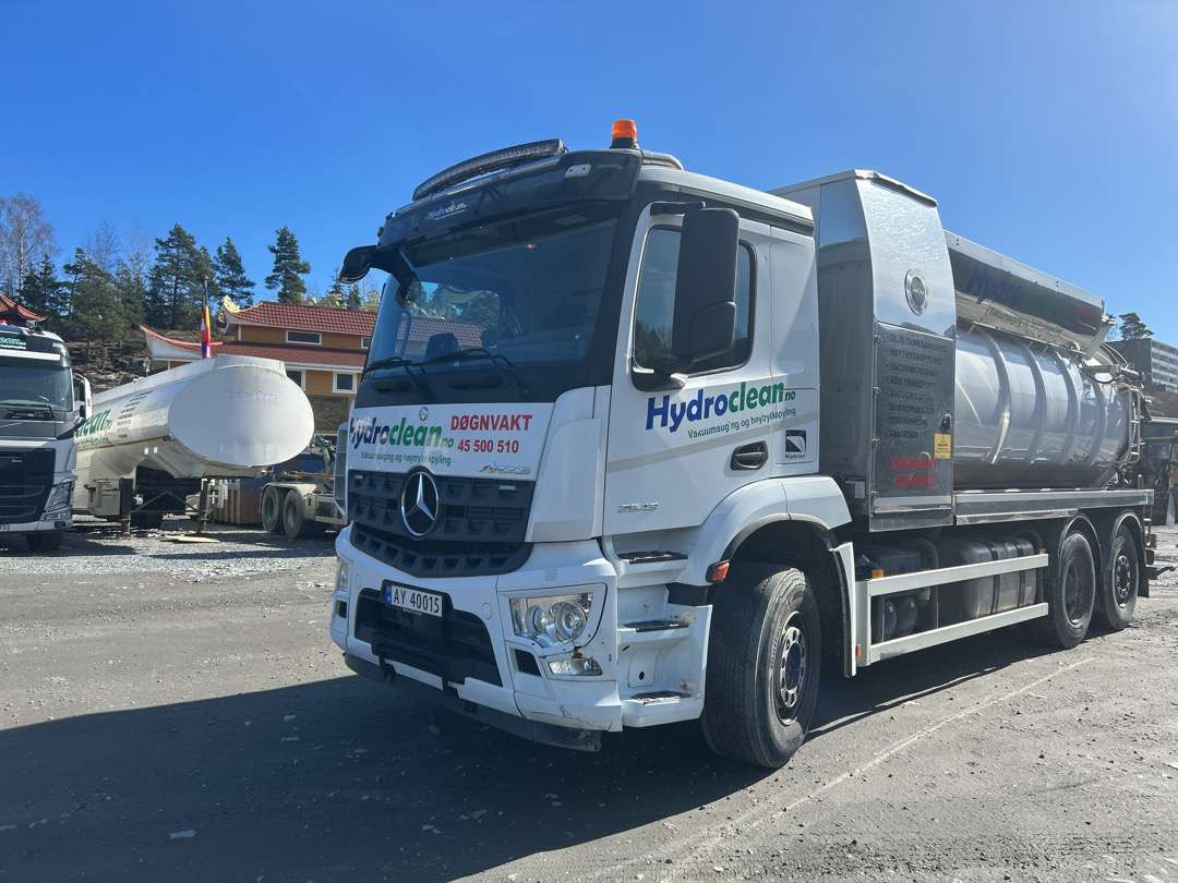 2019 Kombibil MERCEDES-BENZ AROCS 2543 KDIR  EU-godkjent Euroklasse 6T - Čistič odpadových jam: obrázek 1 2019 Kombibil MERCEDES-BENZ AROCS 2543 KDIR  EU-godkjent Euroklasse 6T - Čistič odpadových jam: obrázek 1