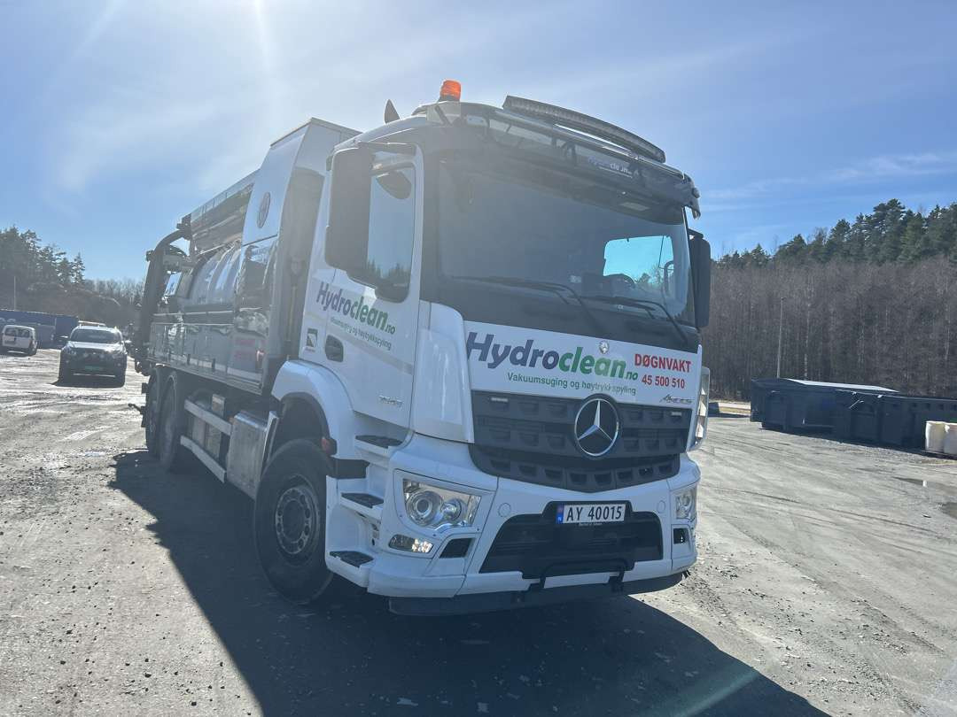2019 Kombibil MERCEDES-BENZ AROCS 2543 KDIR EU-godkjent Euroklasse 6T - Čistič odpadových jam: obrázek 2 2019 Kombibil MERCEDES-BENZ AROCS 2543 KDIR EU-godkjent Euroklasse 6T - Čistič odpadových jam: obrázek 2