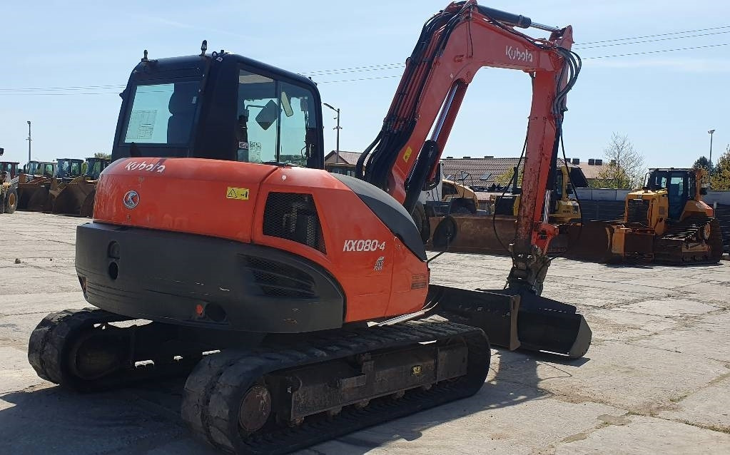 Kubota KX 080-4 - Mini rýpadlo: obrázek 4 Kubota KX 080-4 - Mini rýpadlo: obrázek 4
