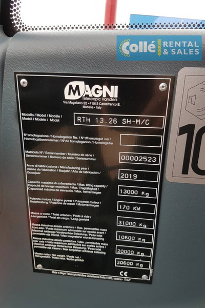 Nový Teleskopický manipulátor MAGNI RTH 13.26 | 2020: obrázek 10