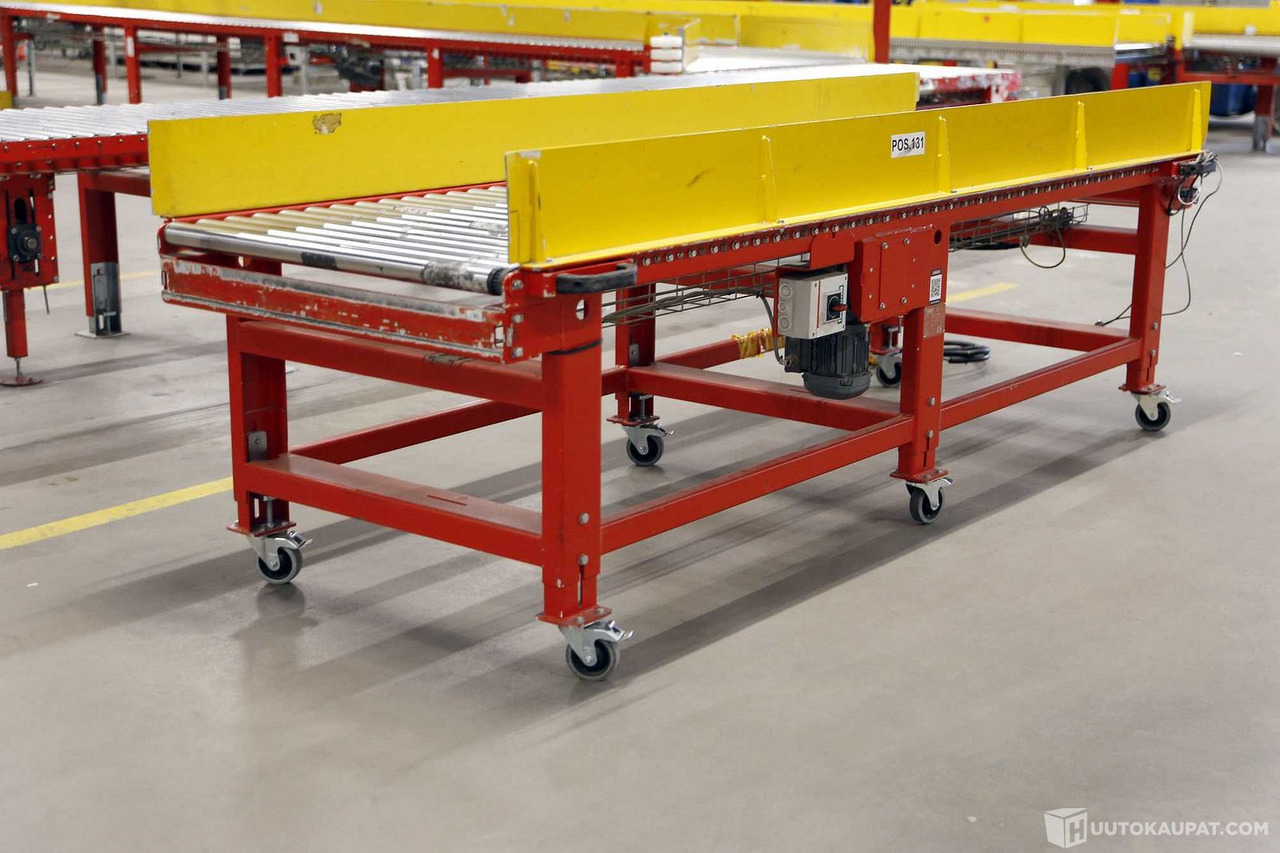 Moottoroitu, liikuteltava rullakuljetin, Ferroplan Oy. LGS6021, Vantaa - Jiná technika: obrázek 1 Moottoroitu, liikuteltava rullakuljetin, Ferroplan Oy. LGS6021, Vantaa - Jiná technika: obrázek 1