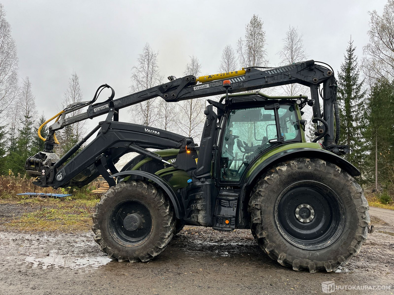 Valtra T 195 Versu ja Cranab vm.2021, Virrat - Jiná technika: obrázek 3 Valtra T 195 Versu ja Cranab vm.2021, Virrat - Jiná technika: obrázek 3