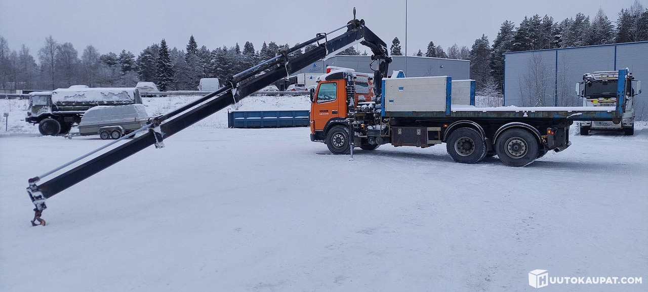 Volvo FM7, 1999, Kajaani - Nákladní automobil valníkový/ Plošinový, Auto s hydraulickou rukou: obrázek 1 Volvo FM7, 1999, Kajaani - Nákladní automobil valníkový/ Plošinový, Auto s hydraulickou rukou: obrázek 1