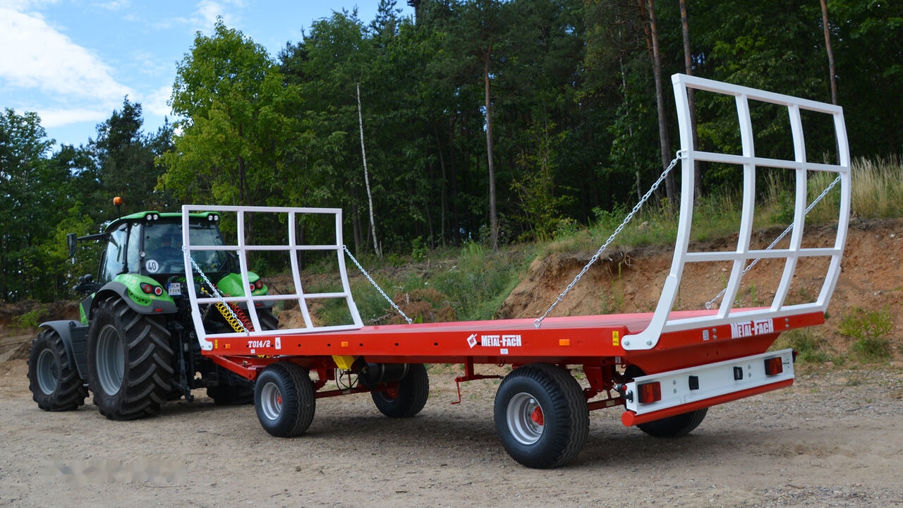 Metal-Fach Przyczepa platformowa do bel dwuosiowa T014/1 - 7.4t - Zemědělský přívěsy valníky: obrázek 3 Metal-Fach Przyczepa platformowa do bel dwuosiowa T014/1 - 7.4t - Zemědělský přívěsy valníky: obrázek 3