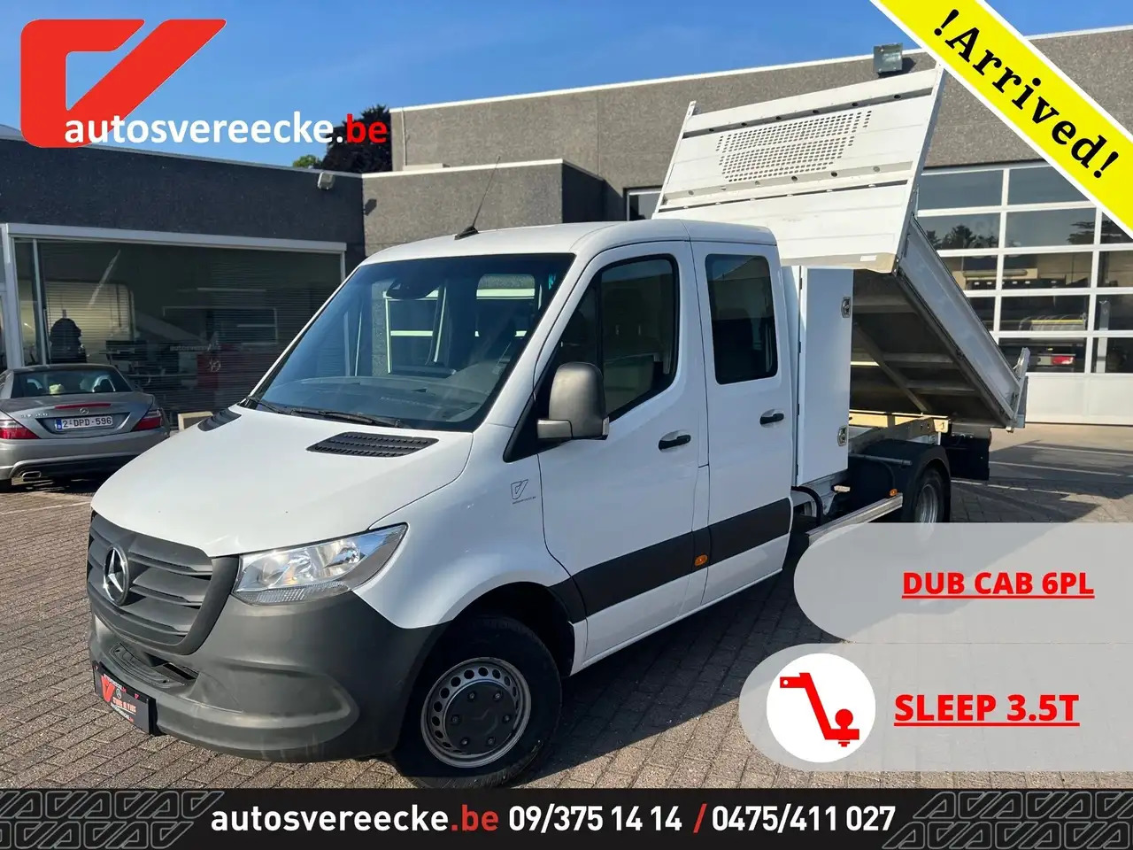 Mercedes-Benz Sprinter 514 KIPPER DUB CABINE (38.500€ex) MTM 7.000kg - Dodávka sklápěč, Dodávka s dvojitou kabinou: obrázek 1 Mercedes-Benz Sprinter 514 KIPPER DUB CABINE (38.500€ex) MTM 7.000kg - Dodávka sklápěč, Dodávka s dvojitou kabinou: obrázek 1